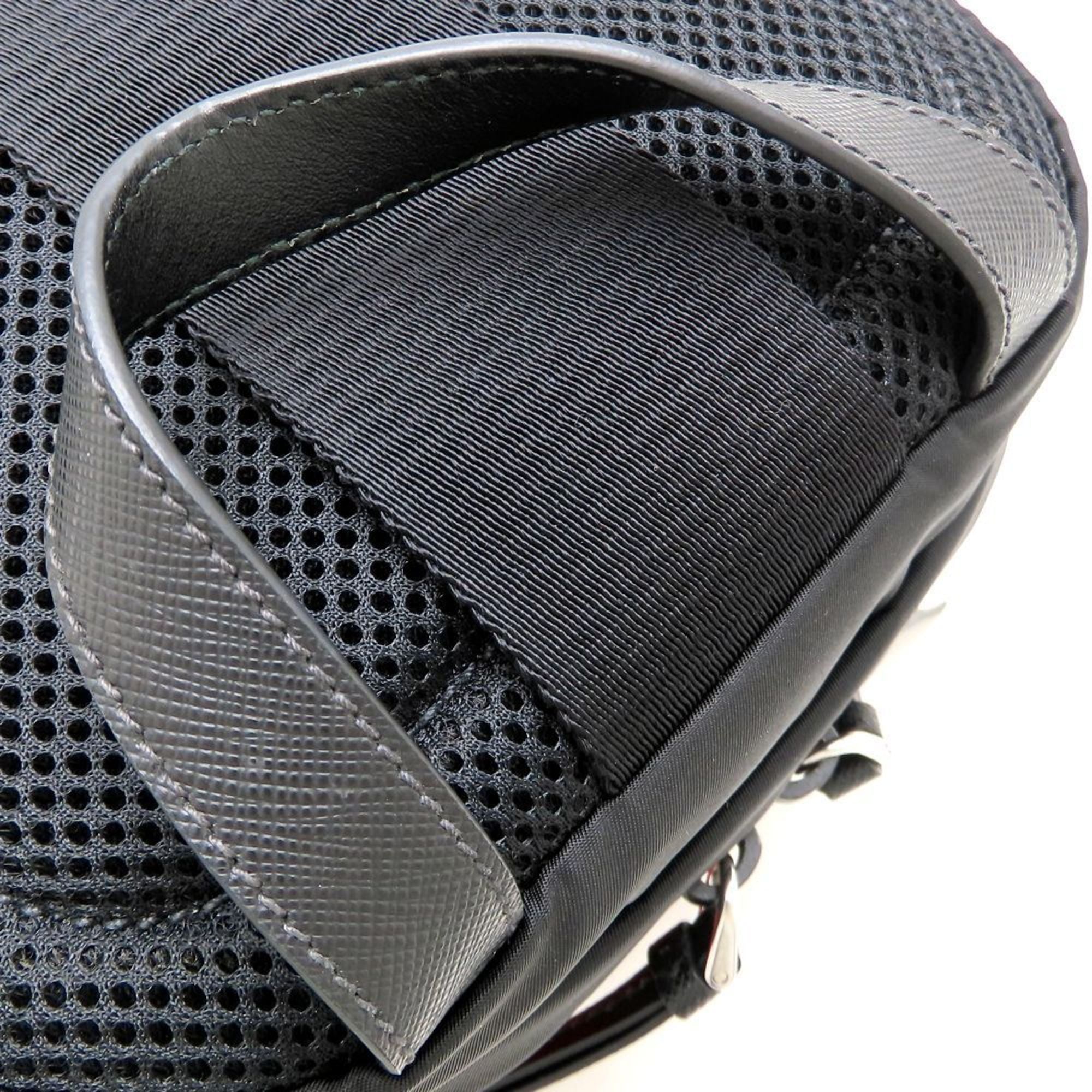 Prada Black Multi-Color Nylon Sling Bag (Pre-Owned)