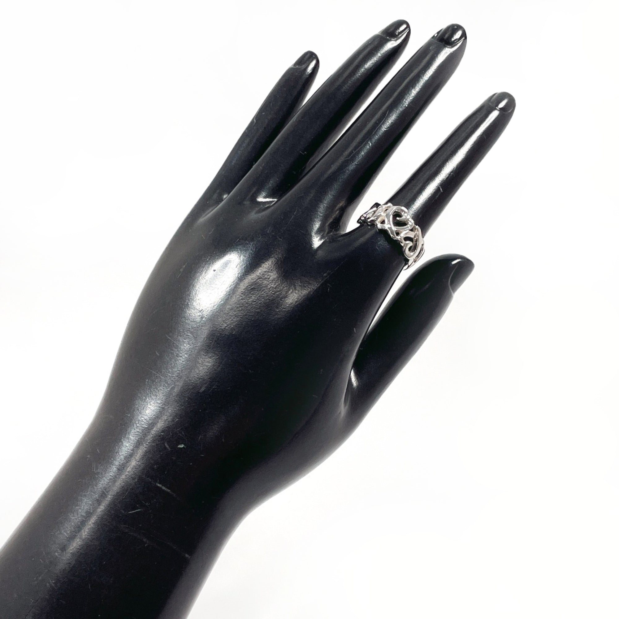 Tiffany Silver Silver 925 Band Ring (Pre-Owned)
