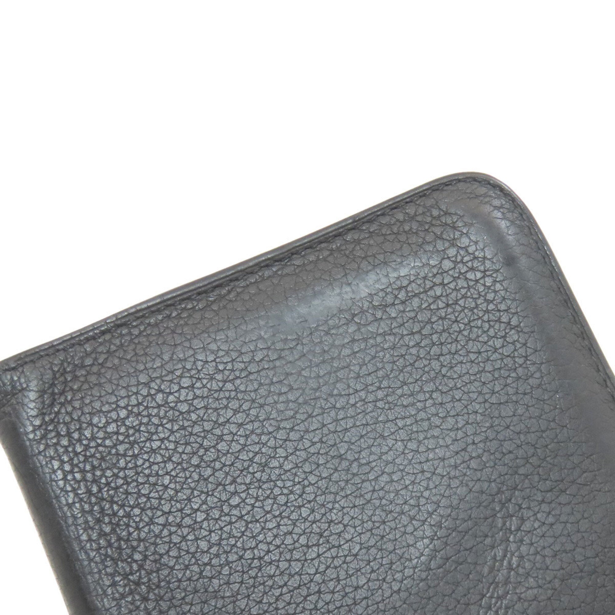 Hermes Black Togo Leather Wallet (Bi-Fold) (Pre-Owned)