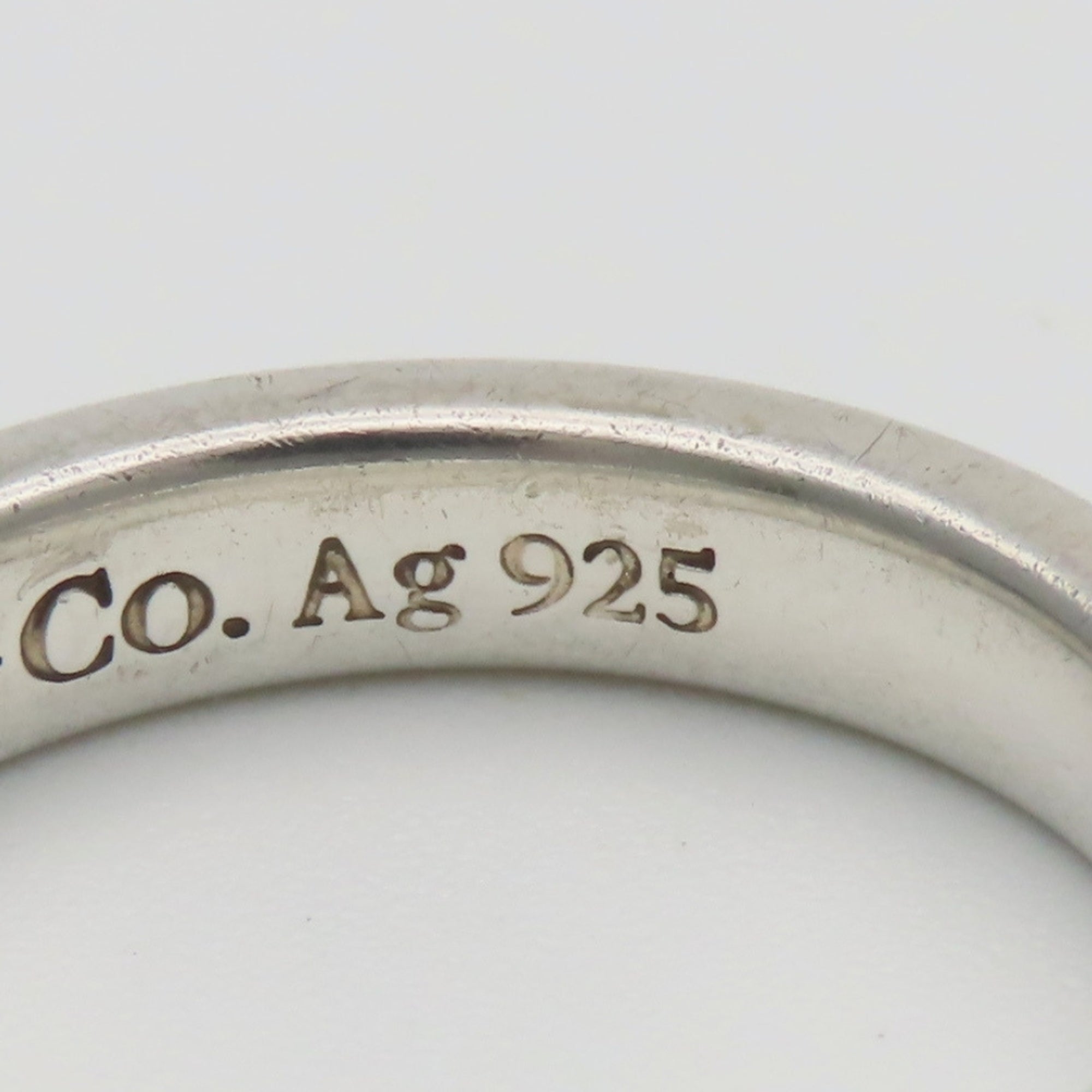 Tiffany Silver Silver 925 Band Ring (Pre-Owned)