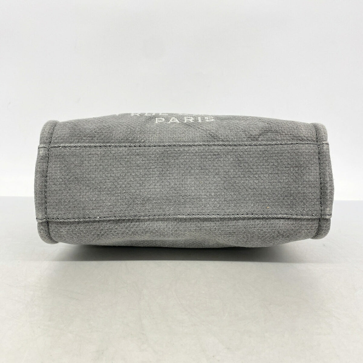 Chanel Gray Canvas Tote Bag (Pre-Owned)