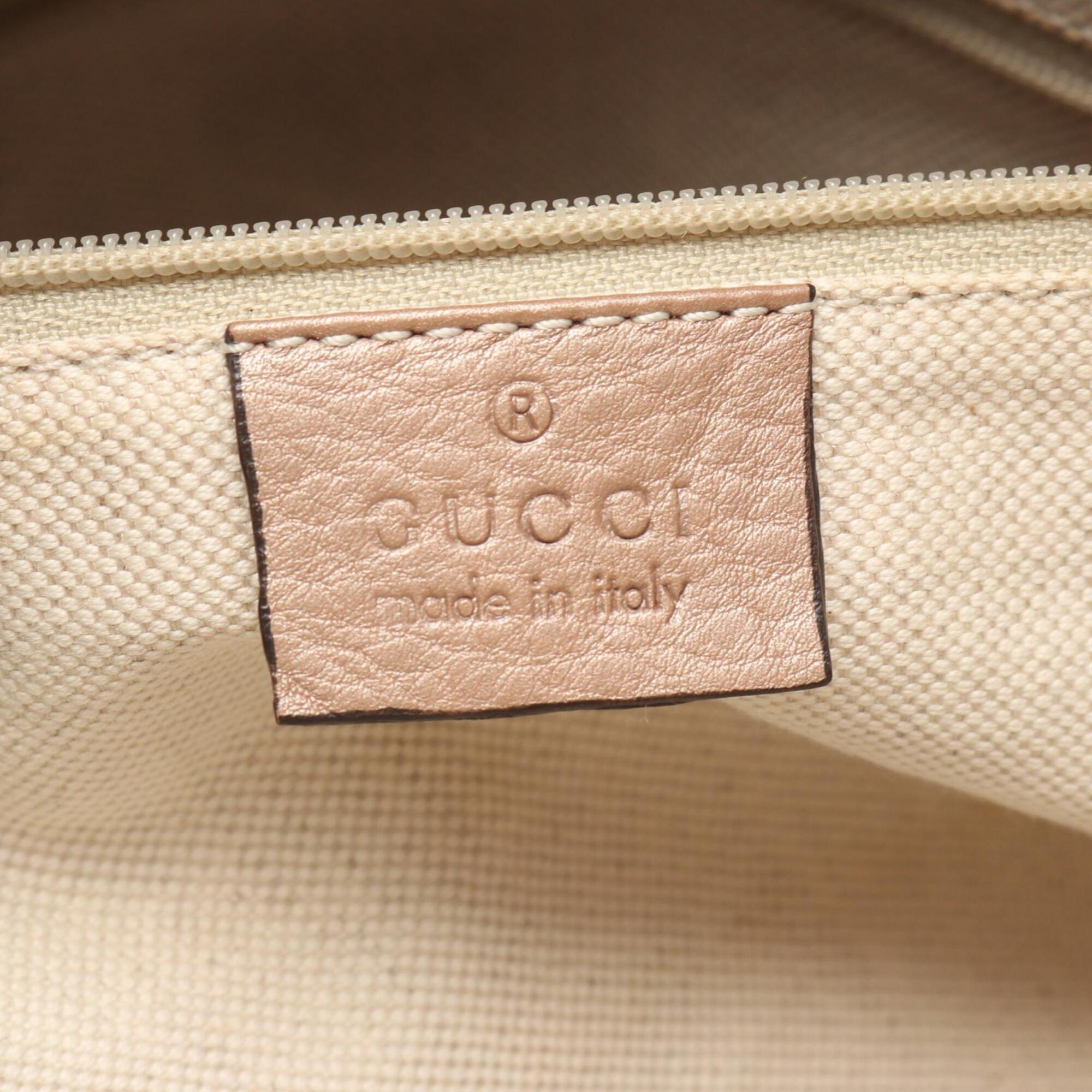 Gucci Beige Leather Handbag (Pre-Owned)