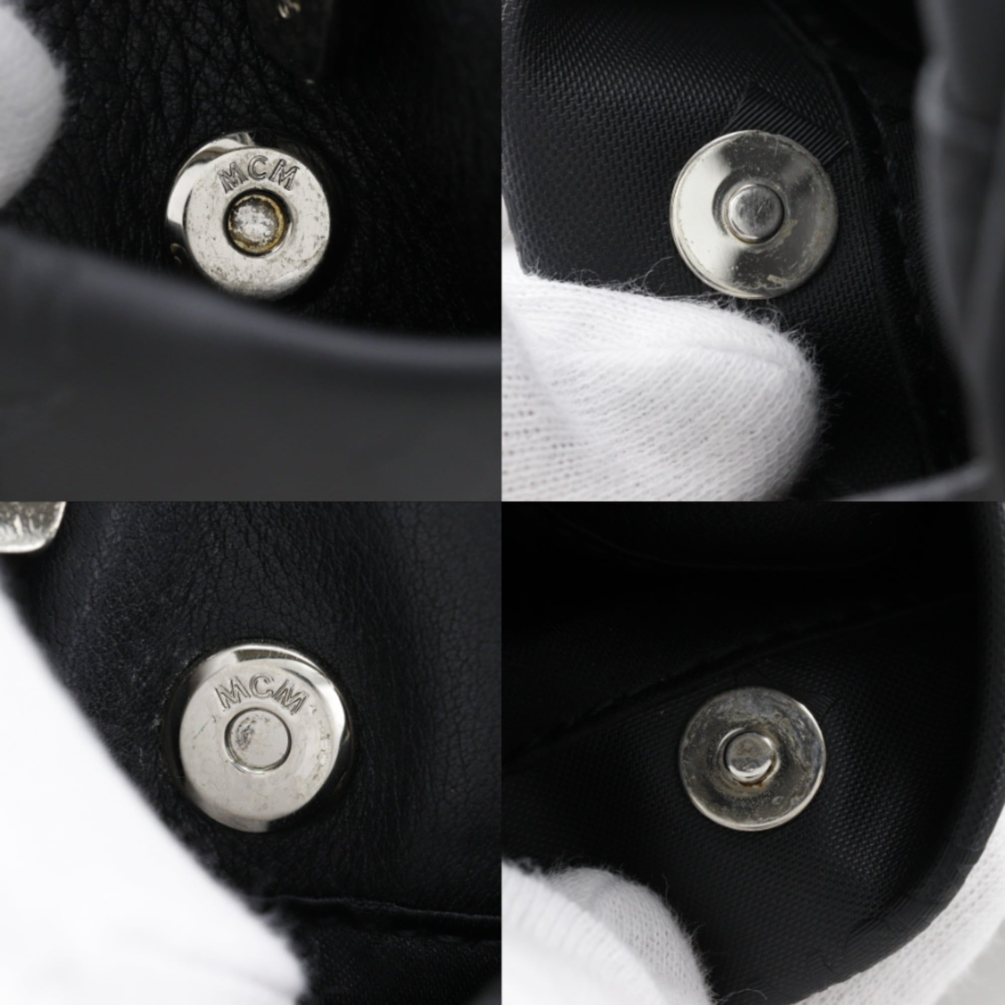 Mcm Black Pvc Backpack (Pre-Owned)