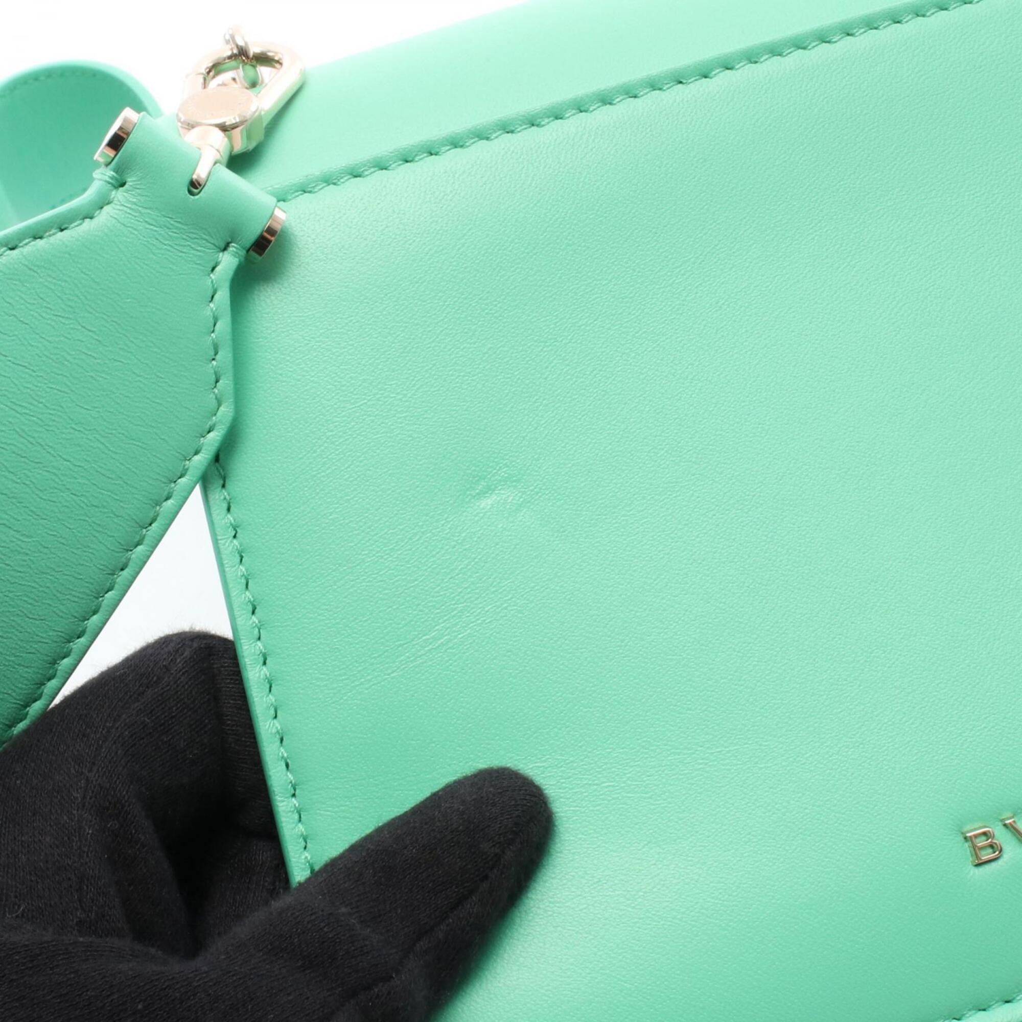 Bvlgari Green Leather Handbag (Pre-Owned)