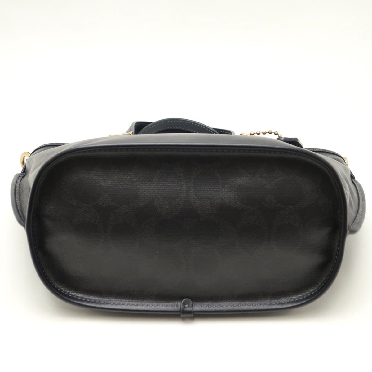 Coach Black Coated Canvas Tote Bag (Pre-Owned)
