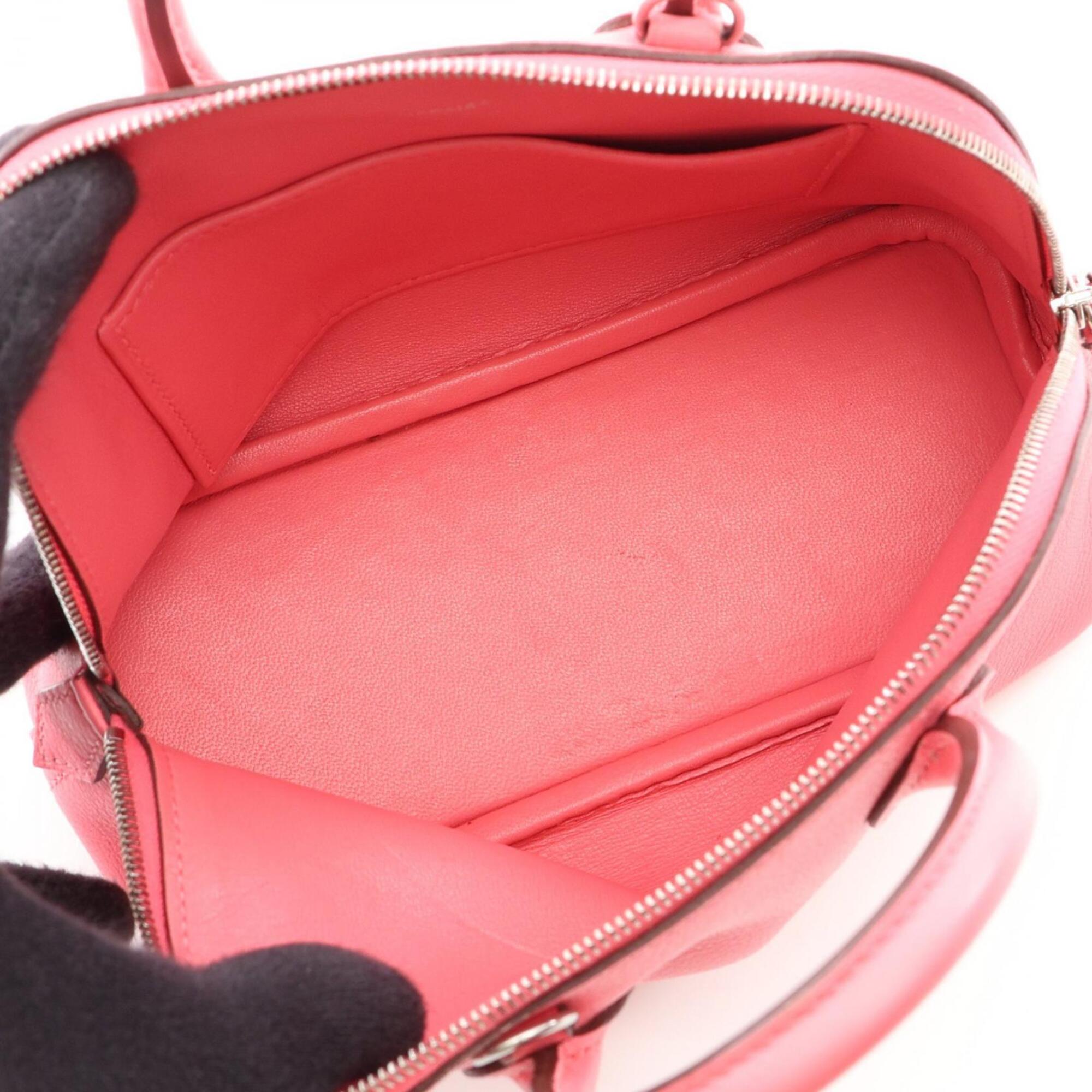 Hermes Pink Rose Azalee Leather Handbag (Pre-Owned)