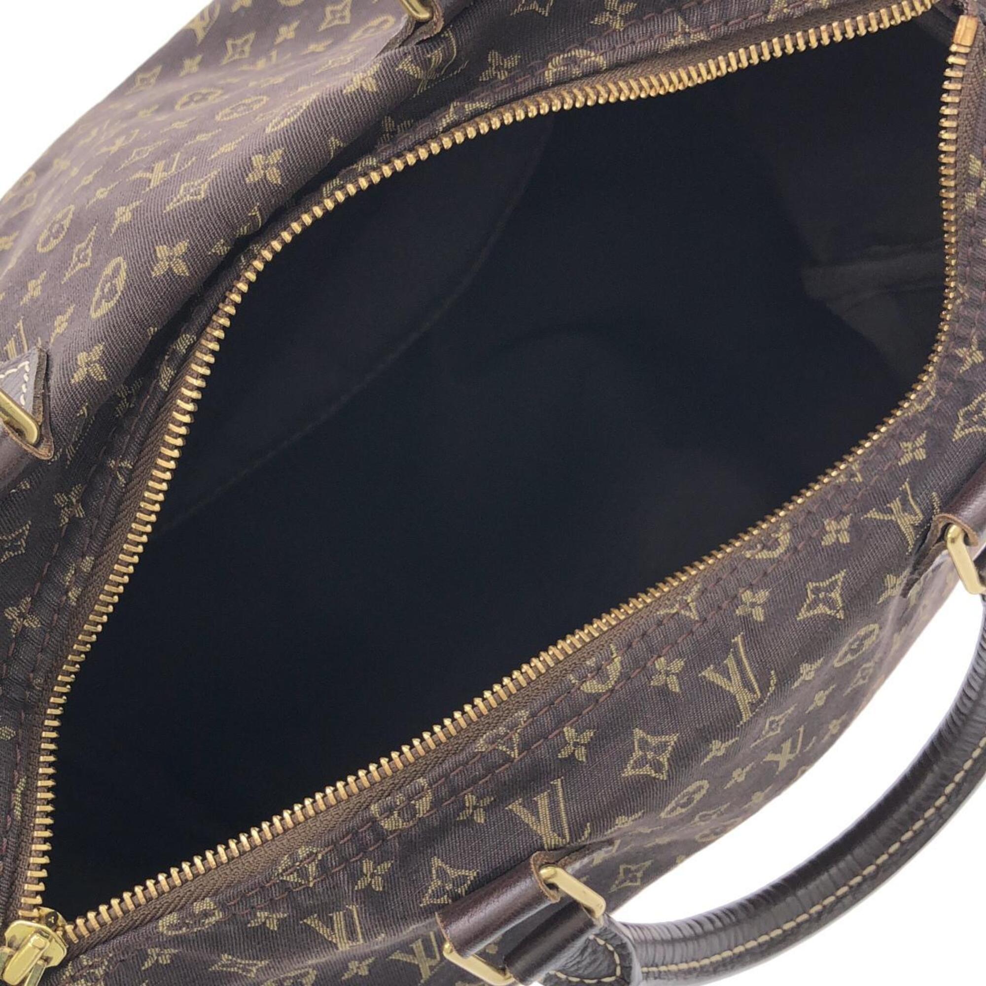 Louis Vuitton Monogram Mini Ebene Canvas Boston Bag (Pre-Owned)