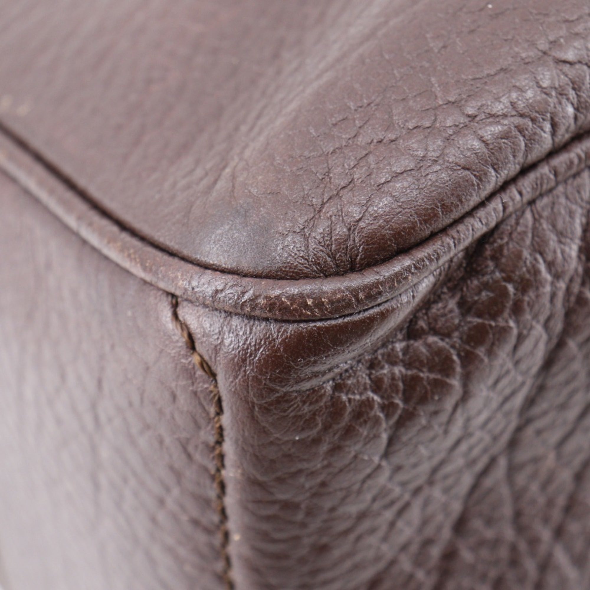 Celine Brown Leather Handbag (Pre-Owned)