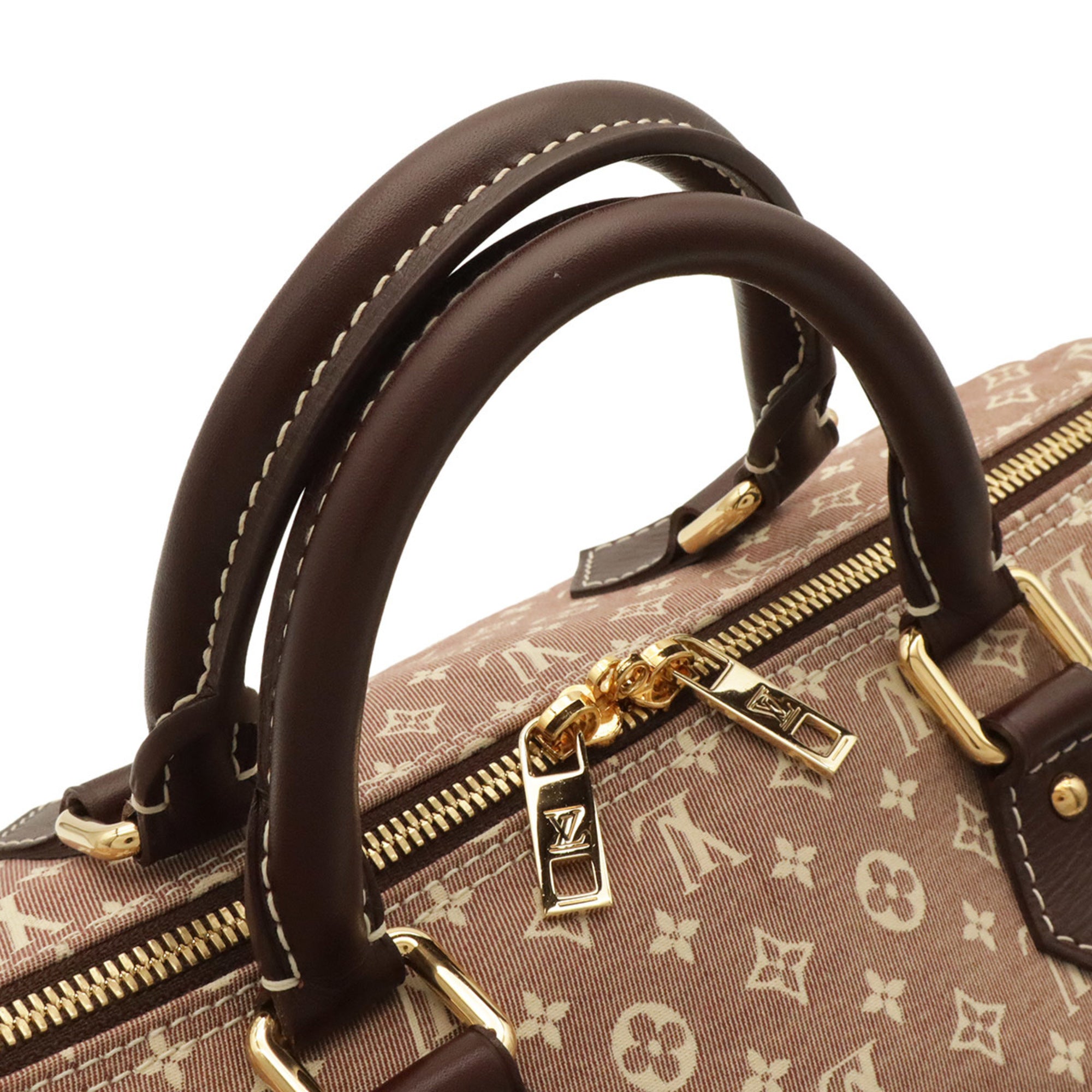 Louis Vuitton Sepia Canvas Leather Handbag Shoulder Bag (Pre-Owned)