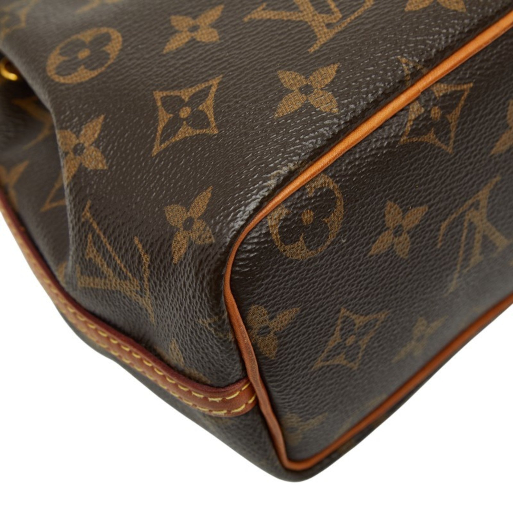 Louis Vuitton Brown Pvc Leather Shoulder Bag (Pre-Owned)