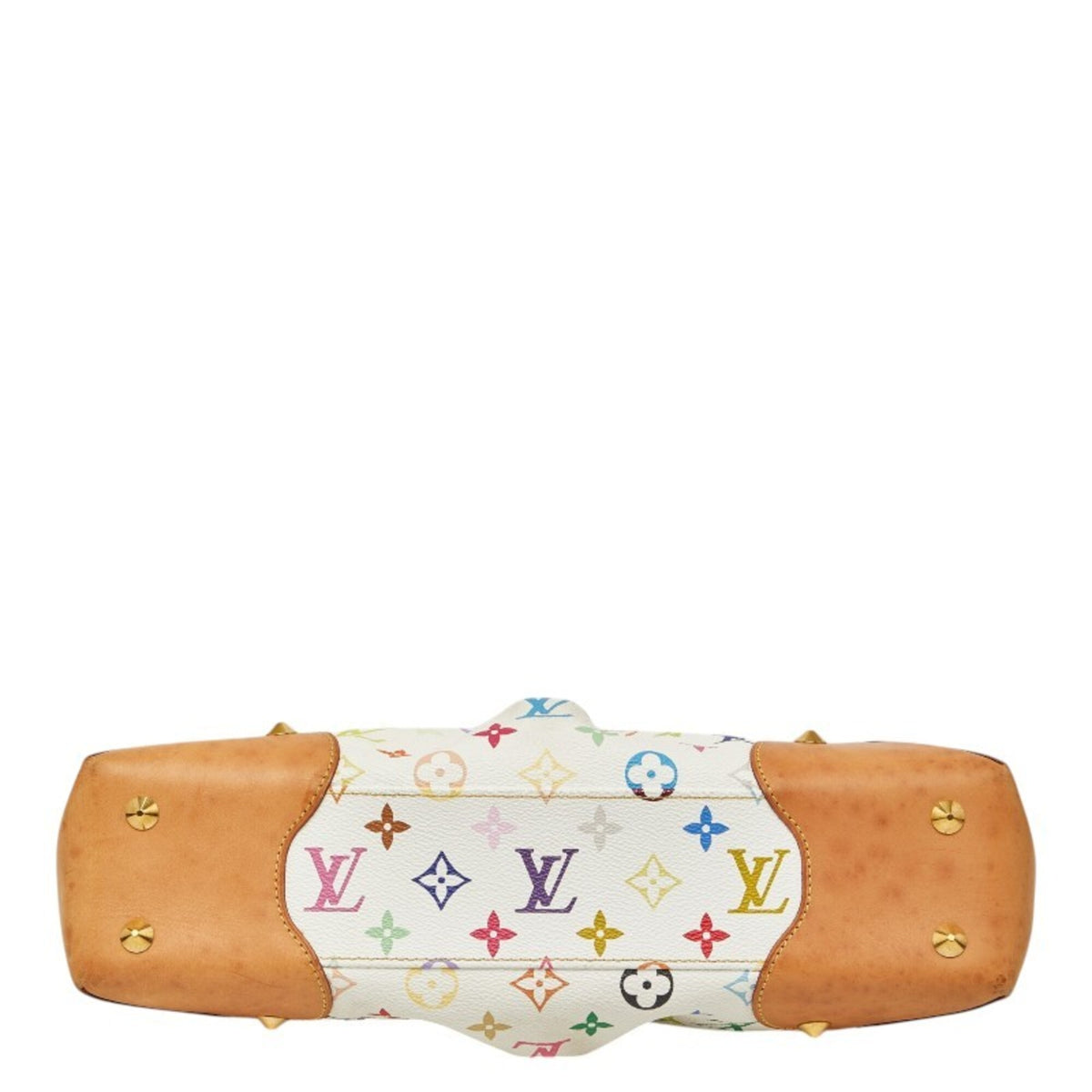 Louis Vuitton Blanc Multi-Color White Pvc Leather Handbag Shoulder Bag (Pre-Owned)