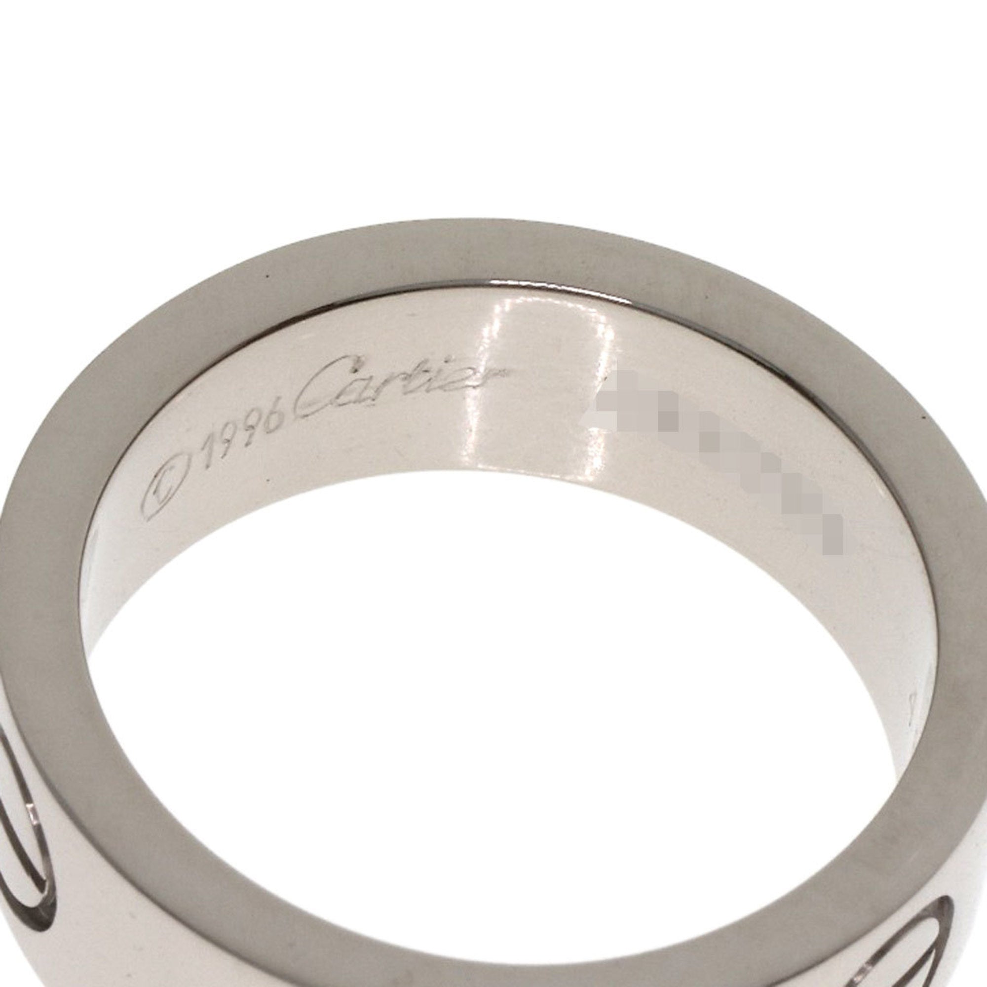 Cartier Love White Gold (18K) Band Ring (Pre-Owned)