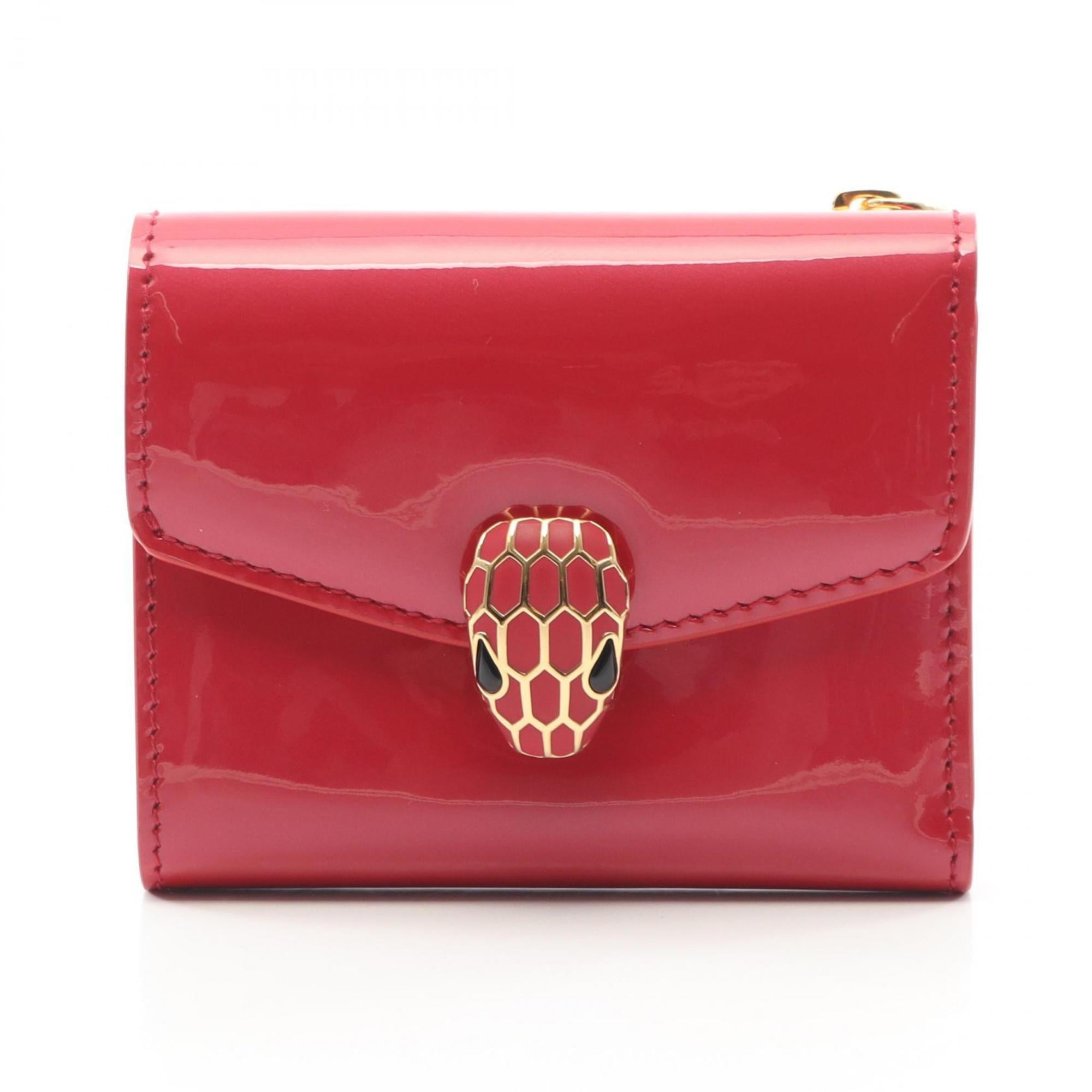 Bvlgari Pink Leather Wallet (Bi-Fold) (Pre-Owned)