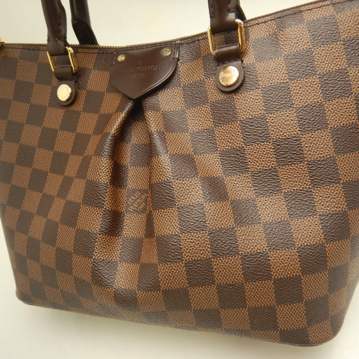 Louis Vuitton Ebene Damier Canvas Handbag (Pre-Owned)