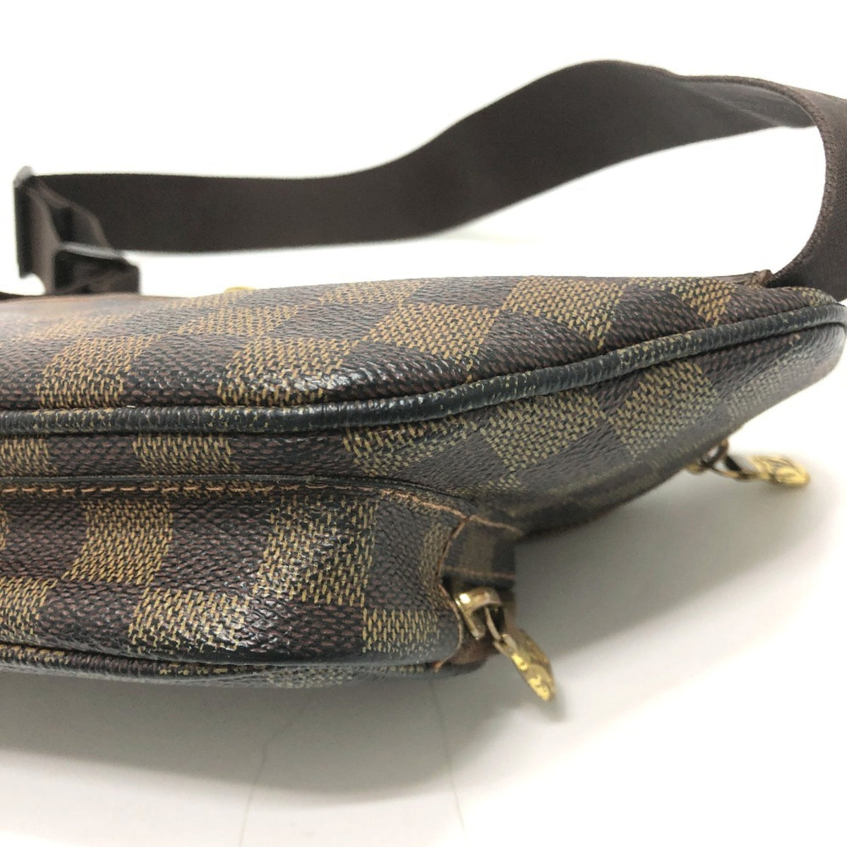 Louis Vuitton Brown Damier Canvas Pouch Sling Bag (Pre-Owned)