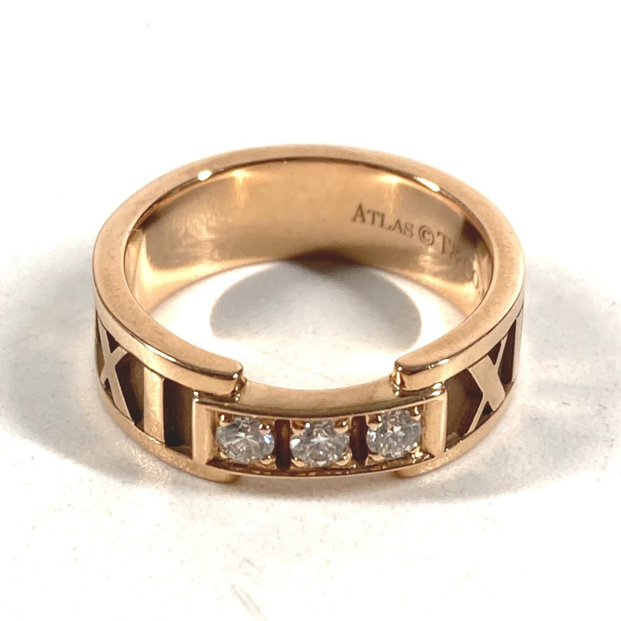 Tiffany Atlas Pink Gold (18K) Band Ring (Pre-Owned)