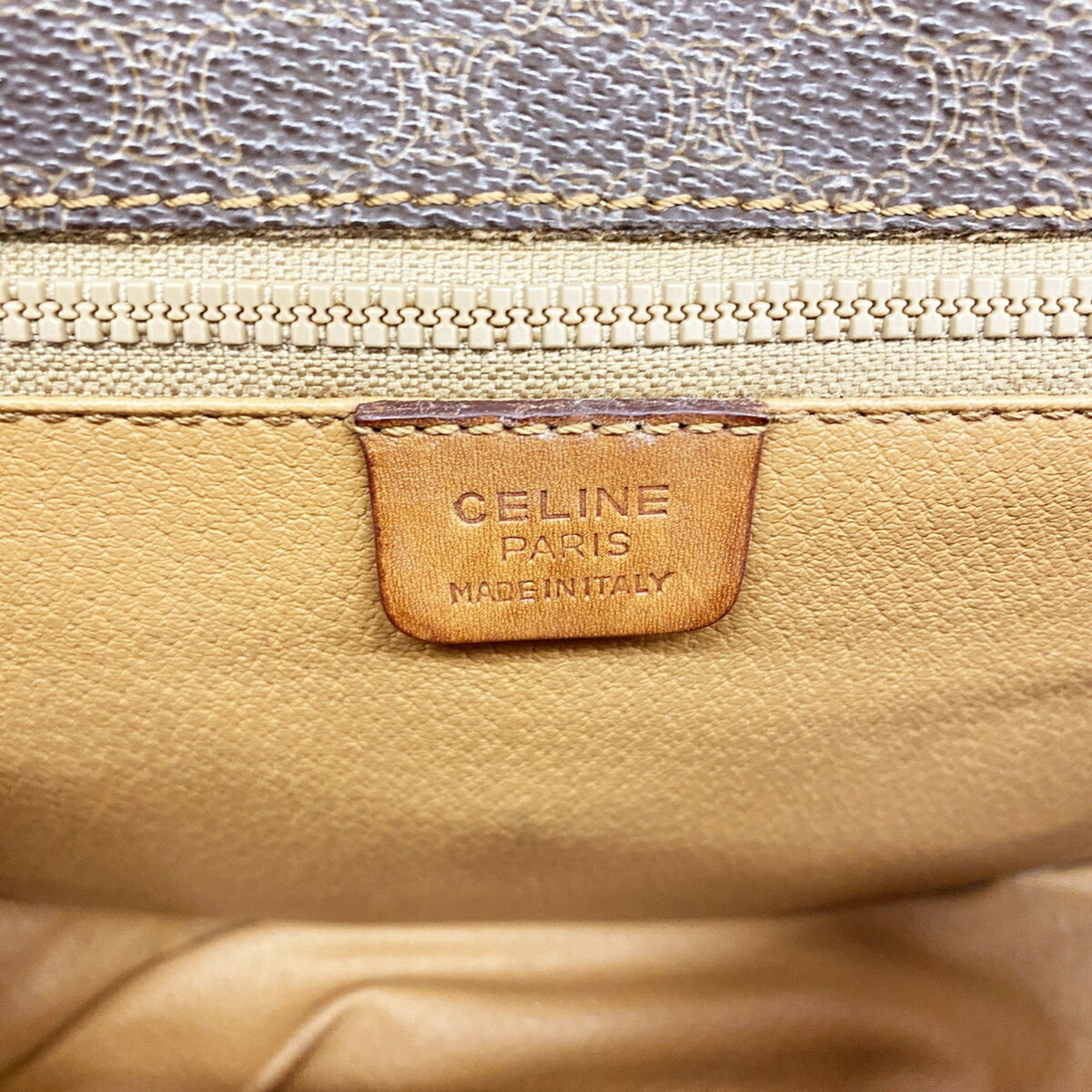 Celine Brown Pvc Shoulder Bag (Pre-Owned)