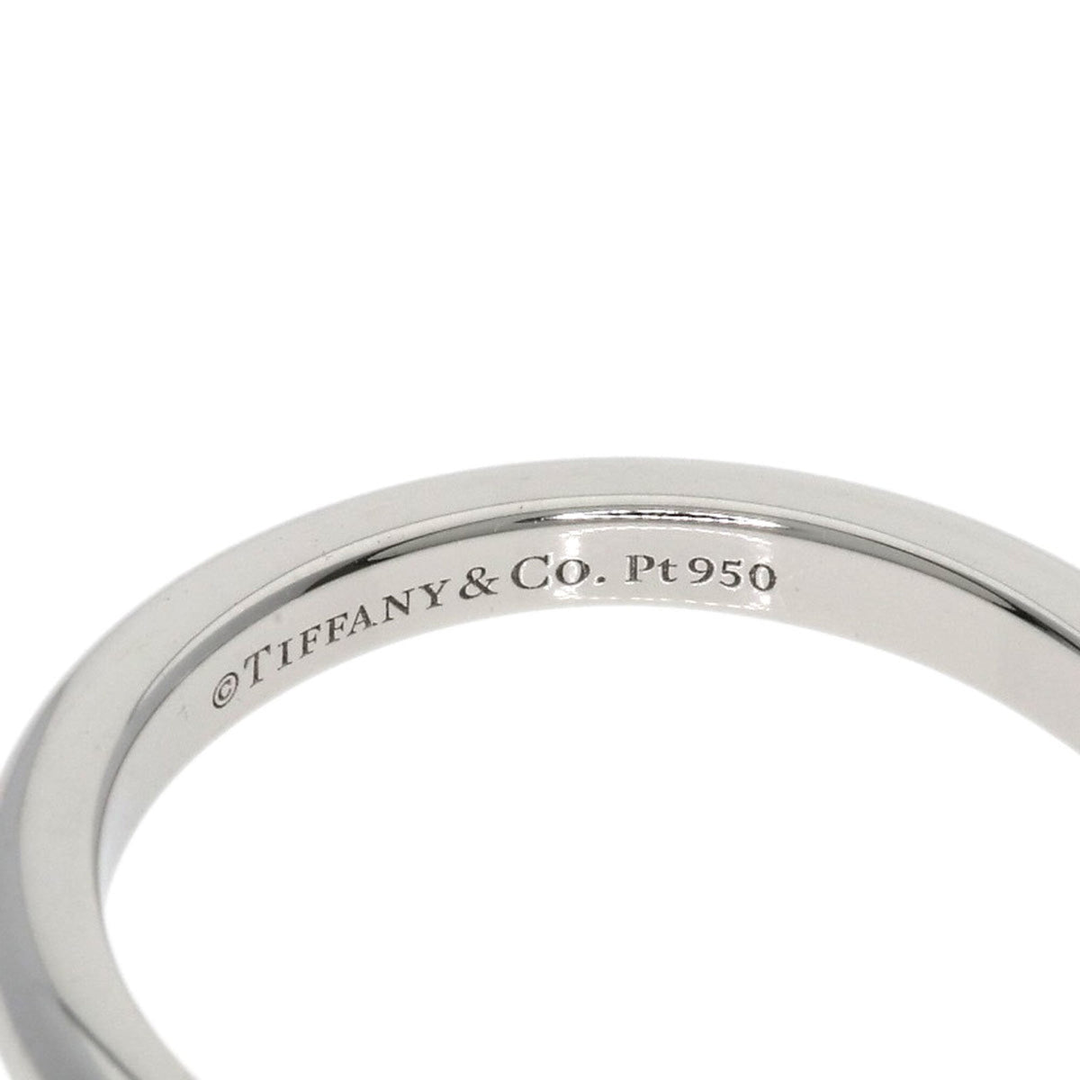 Tiffany Platinum 950 Band Ring (Pre-Owned)