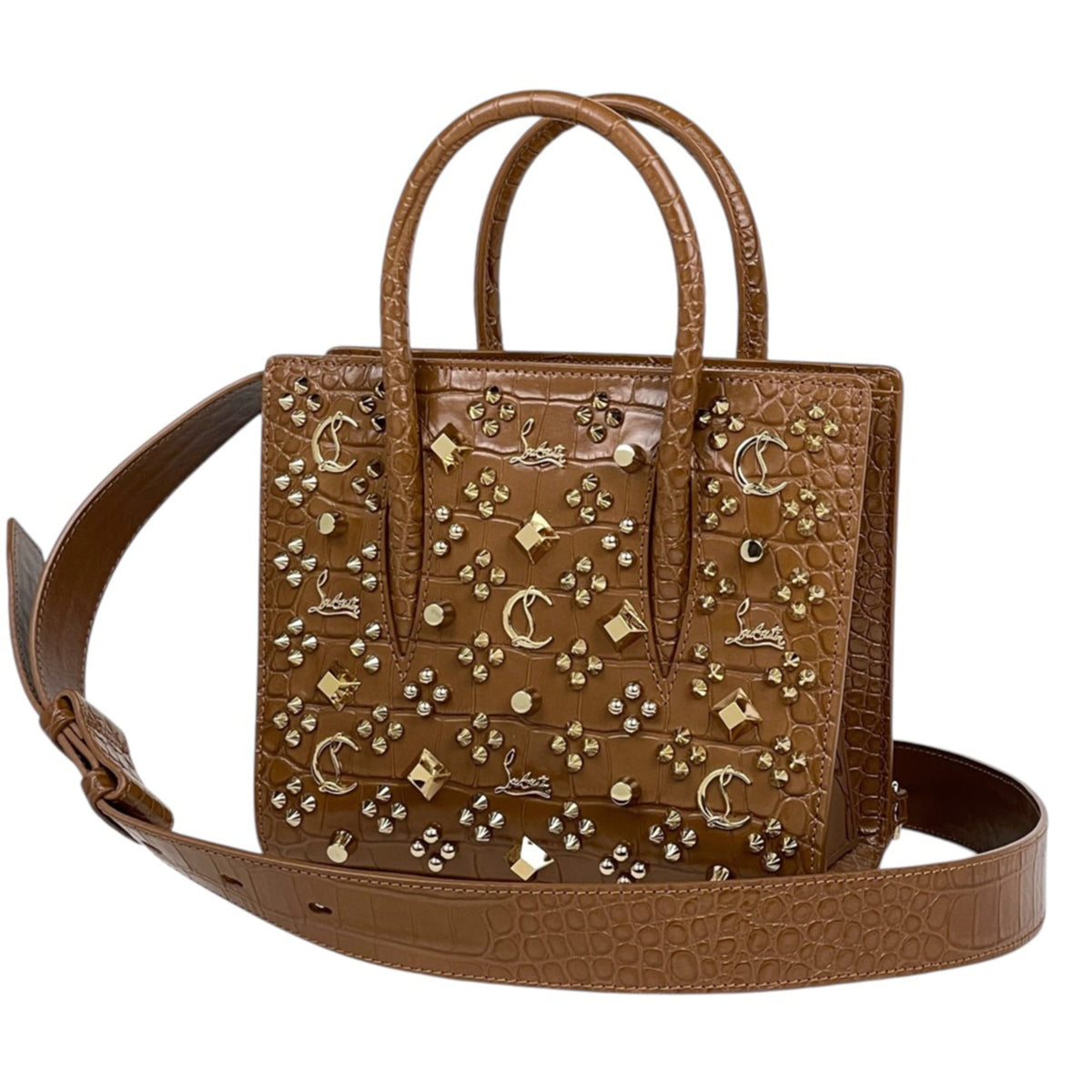 Christian Louboutin Brown Leather Handbag (Pre-Owned)