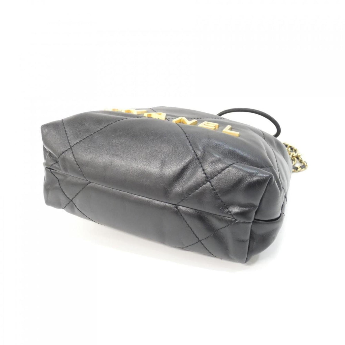 Chanel Black Leather Handbag (Pre-Owned)