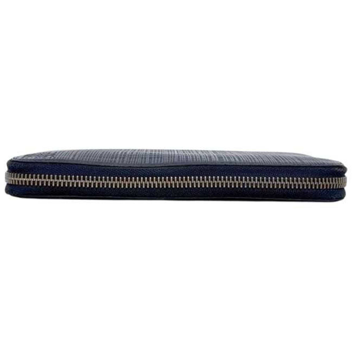 Loewe Navy Leather Long Wallet (Bi-Fold) (Pre-Owned)