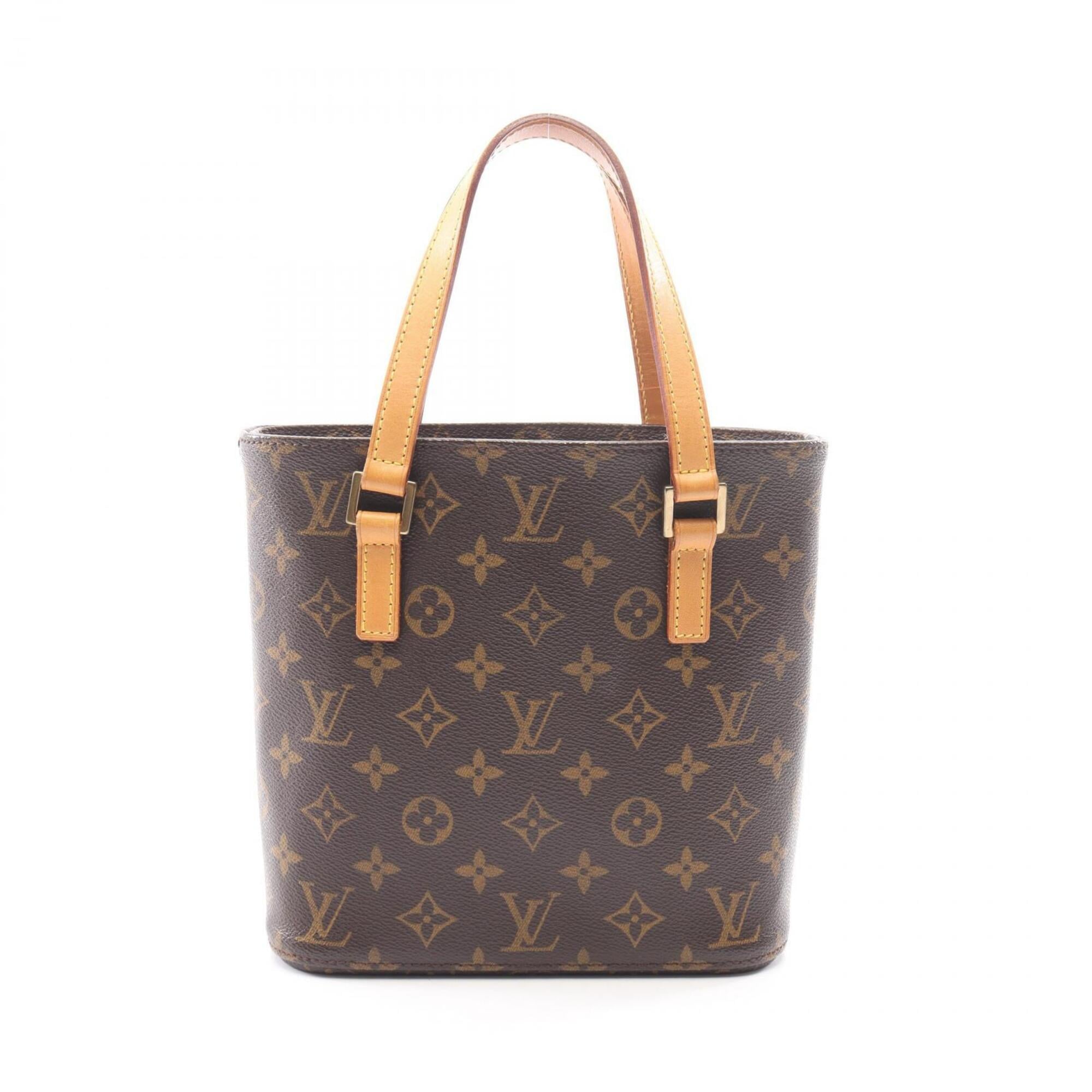 Louis Vuitton Brown Coated Canvas Leather Handbag (Pre-Owned)