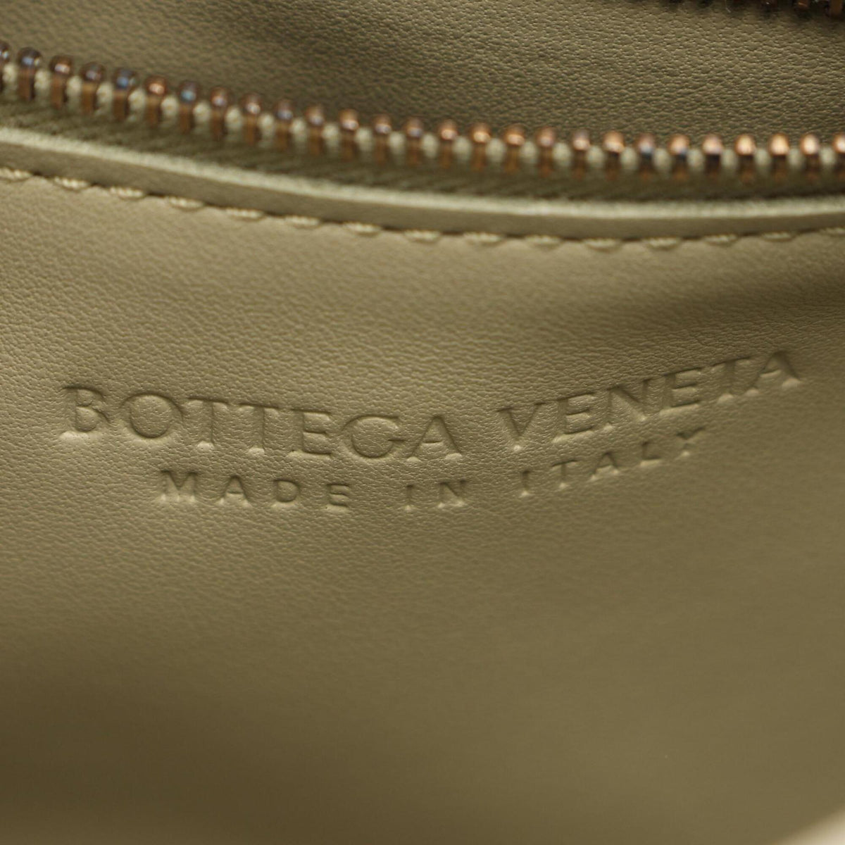 Bottega Veneta Khaki Leather Handbag Shoulder Bag (Pre-Owned)