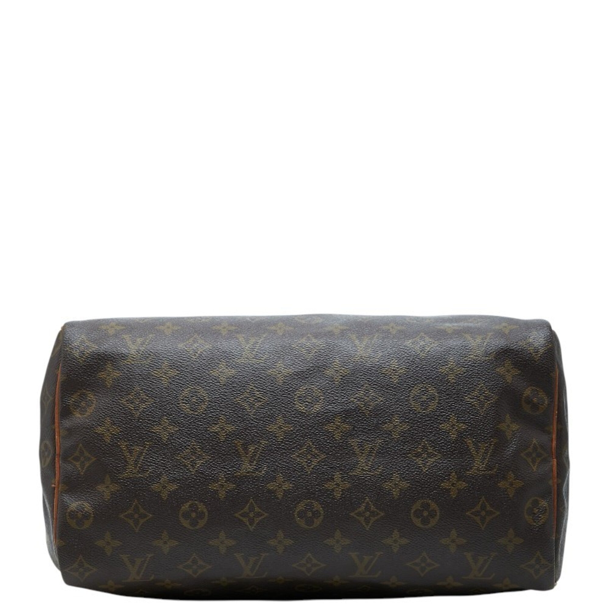 Louis Vuitton Brown Pvc Leather Boston Bag Handbag (Pre-Owned)
