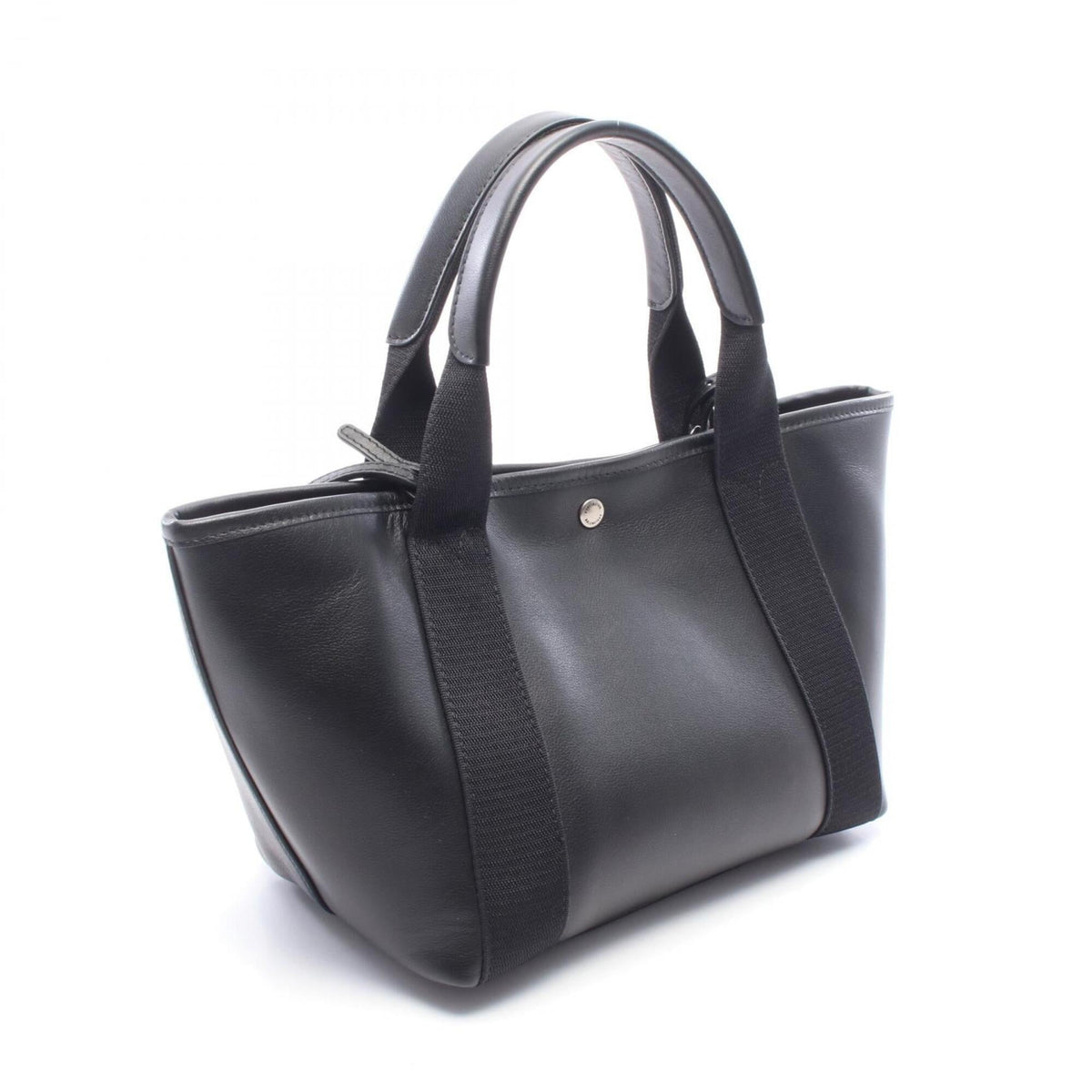 Balenciaga Black Leather Handbag Tote Bag (Pre-Owned)