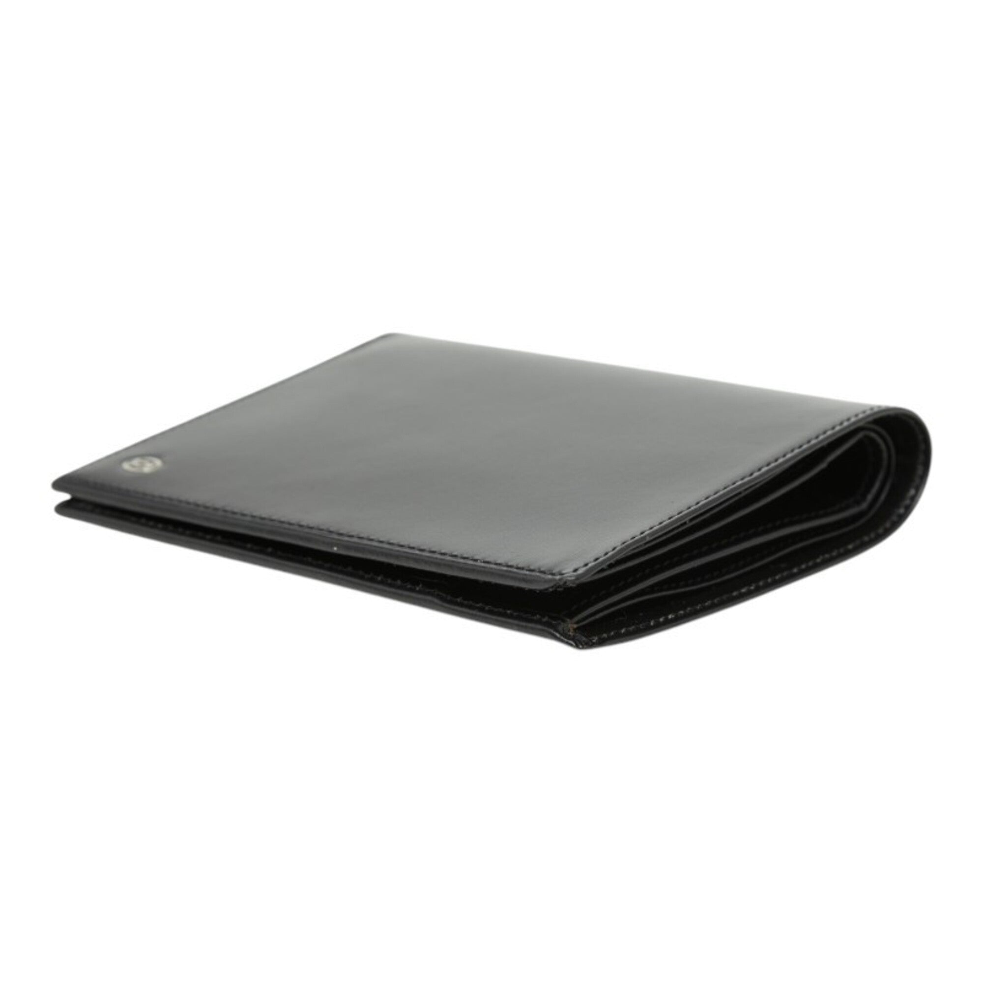 Cartier Black Leather Wallet (Bi-Fold) (Pre-Owned)