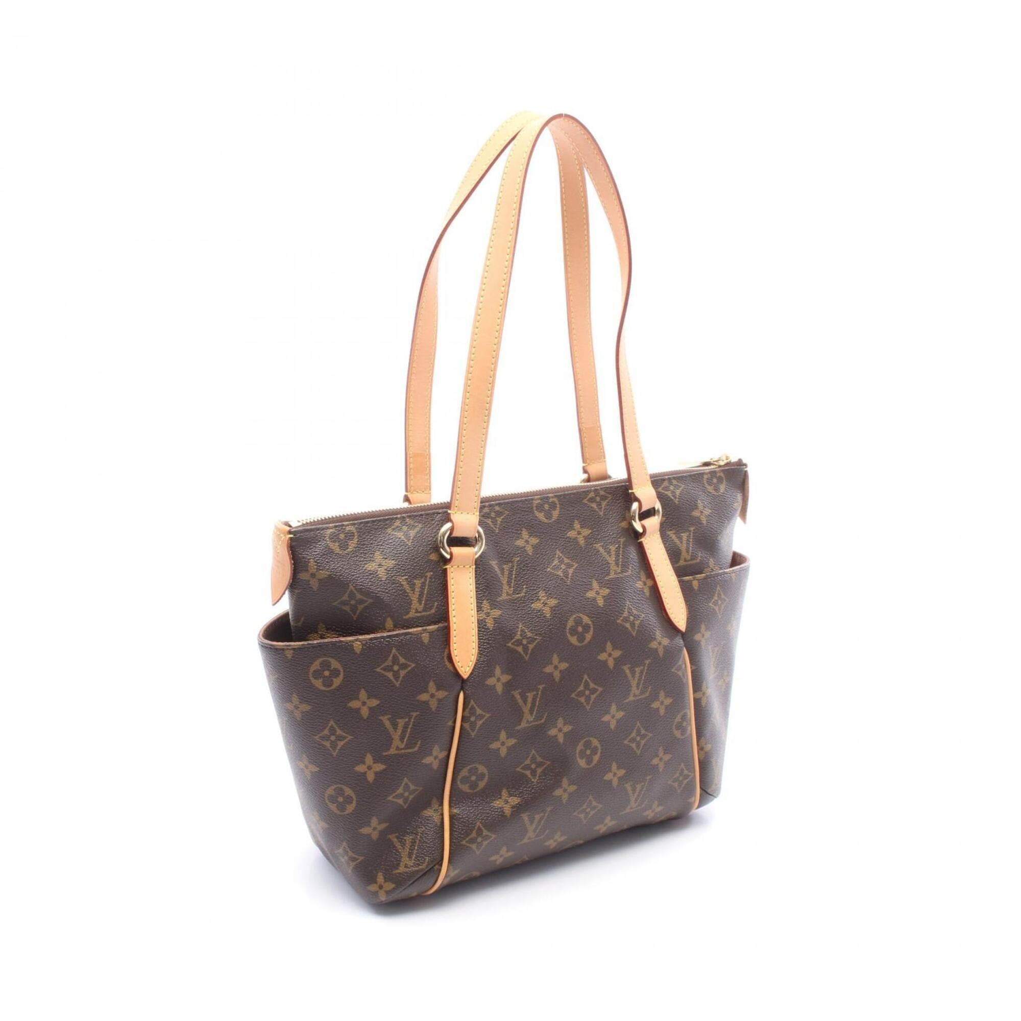 Louis Vuitton Brown Monogram Coated Canvas Handbag Tote Bag (Pre-Owned)