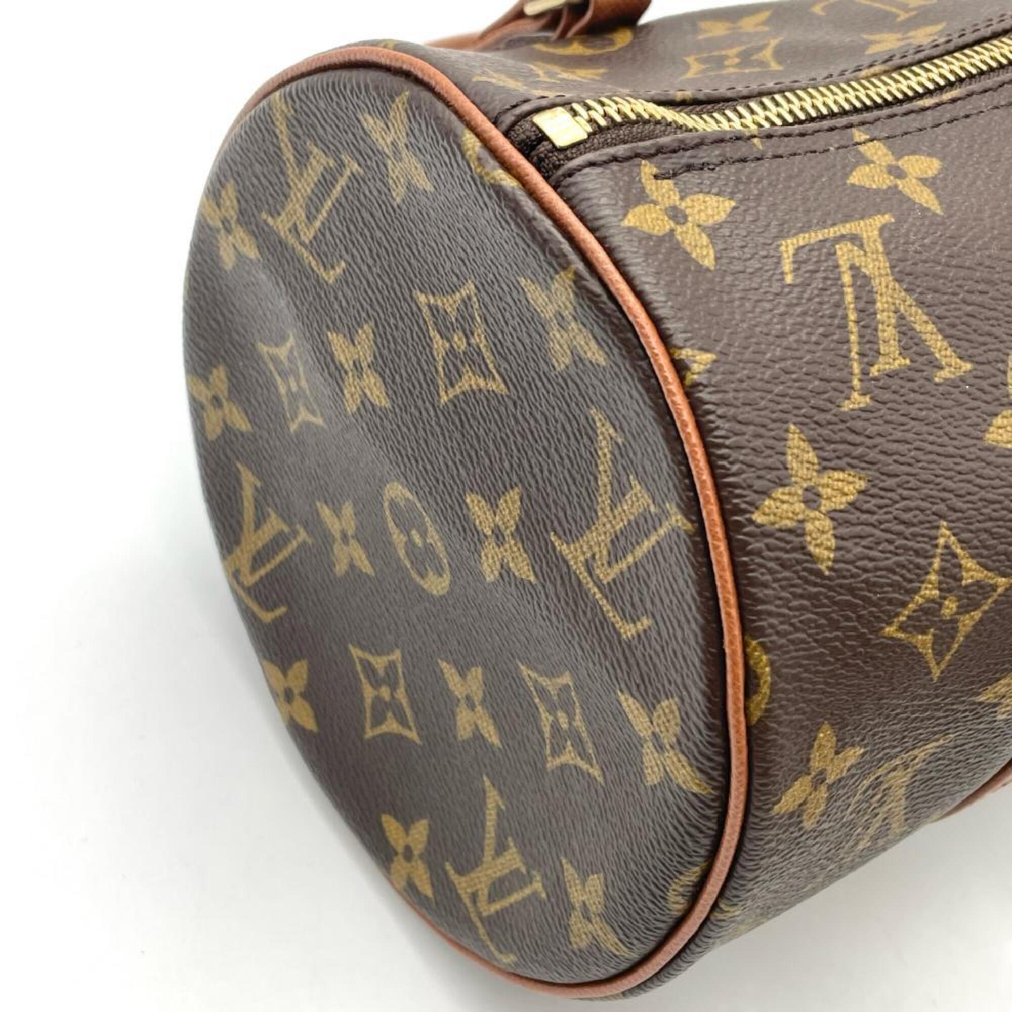 Louis Vuitton Brown Monogram Canvas Handbag Pouch (Pre-Owned)