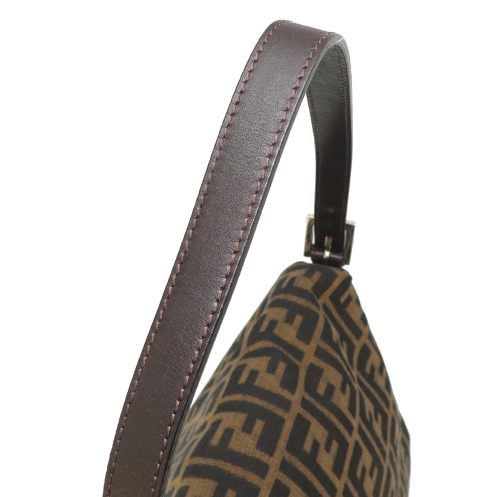 Fendi Brown Canvas Handbag (Pre-Owned)