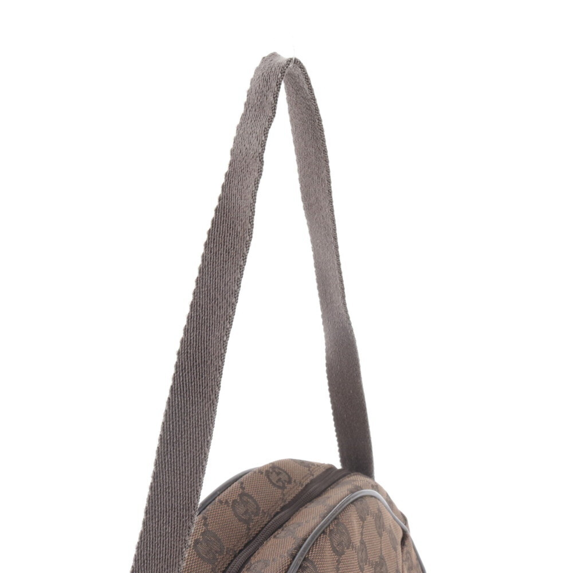 Gucci Gg Canvas Brown Dark Brown Gg Canvas Shoulder Bag (Pre-Owned)