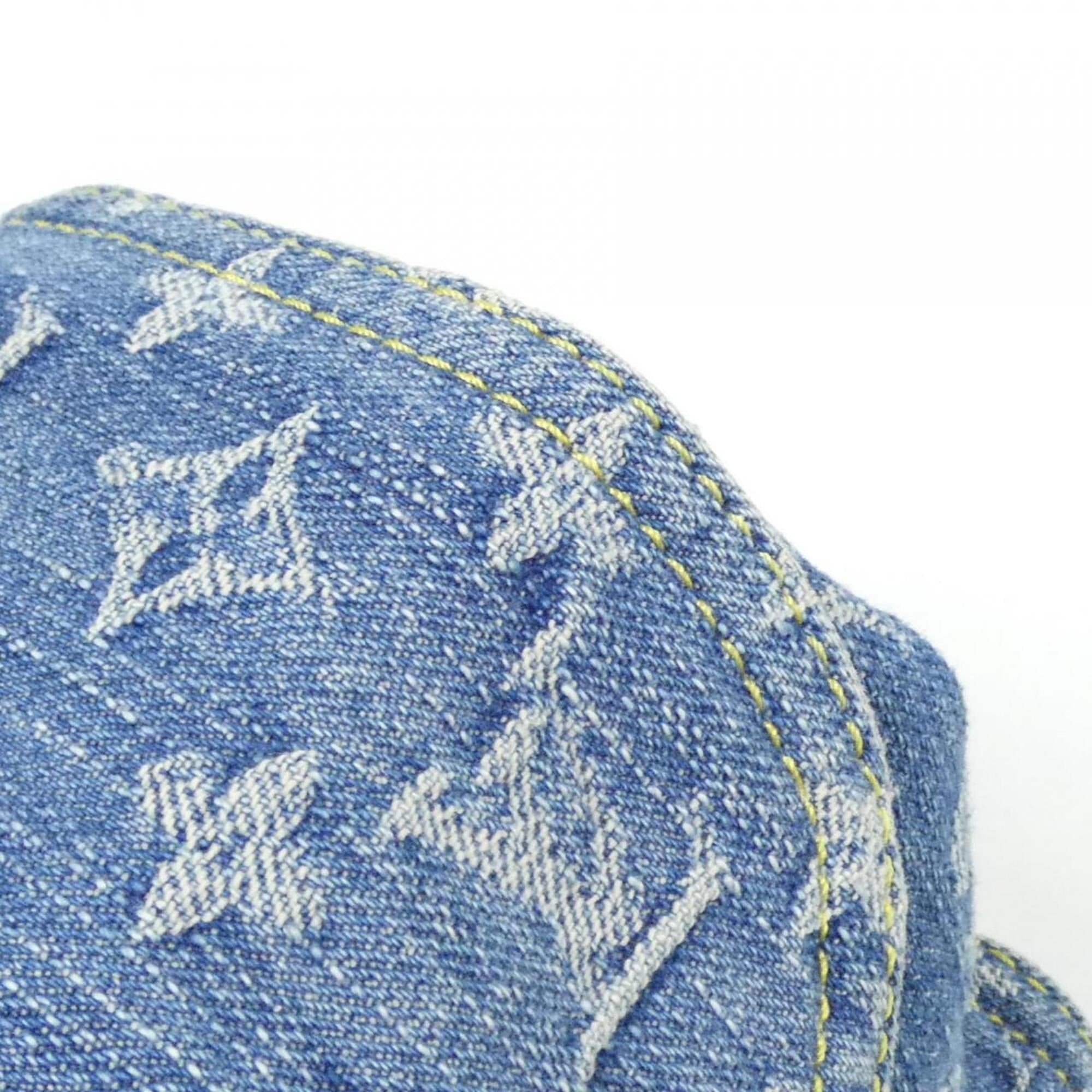 Louis Vuitton Blue Denim Backpack (Pre-Owned)
