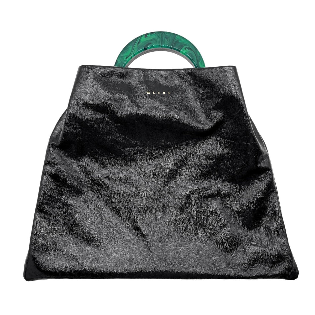 Marni Black Patent Leather Handbag (Pre-Owned)