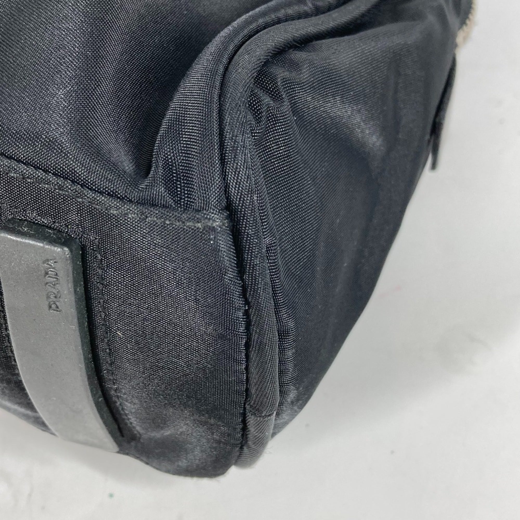 Prada Black Cloth Handbag (Pre-Owned)
