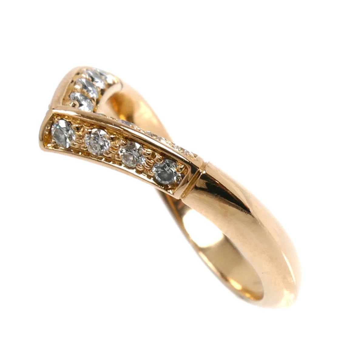 Louis Vuitton Pink Gold (18K) Band Ring (Pre-Owned)