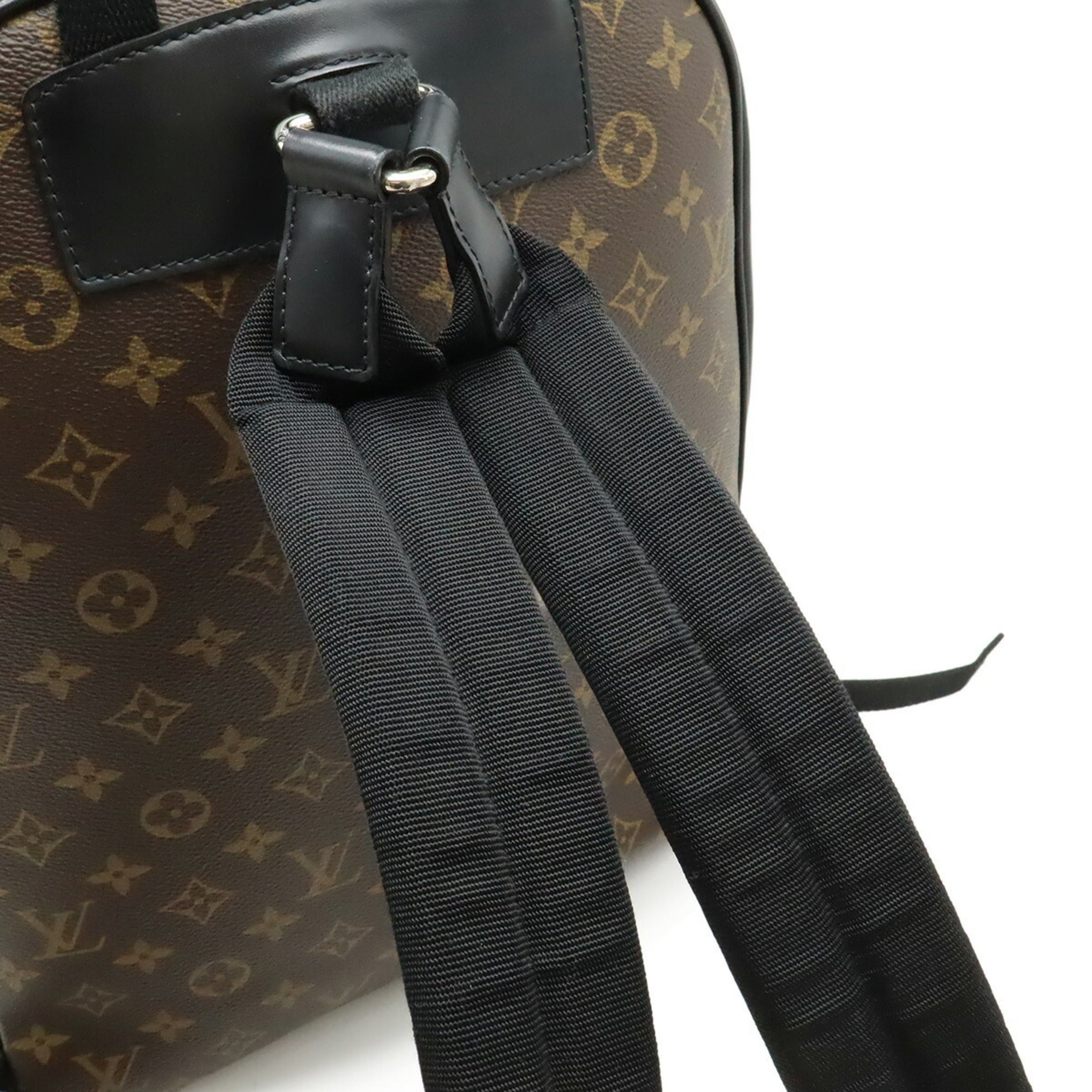 Louis Vuitton Black Brown Monogram Monogram Backpack Shoulder Bag (Pre-Owned)