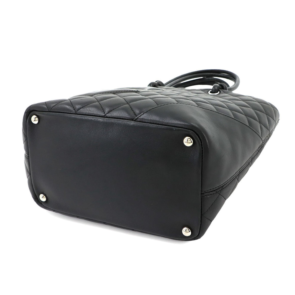 Chanel Black Cambon Ligne Handbag Tote Bag (Pre-Owned)