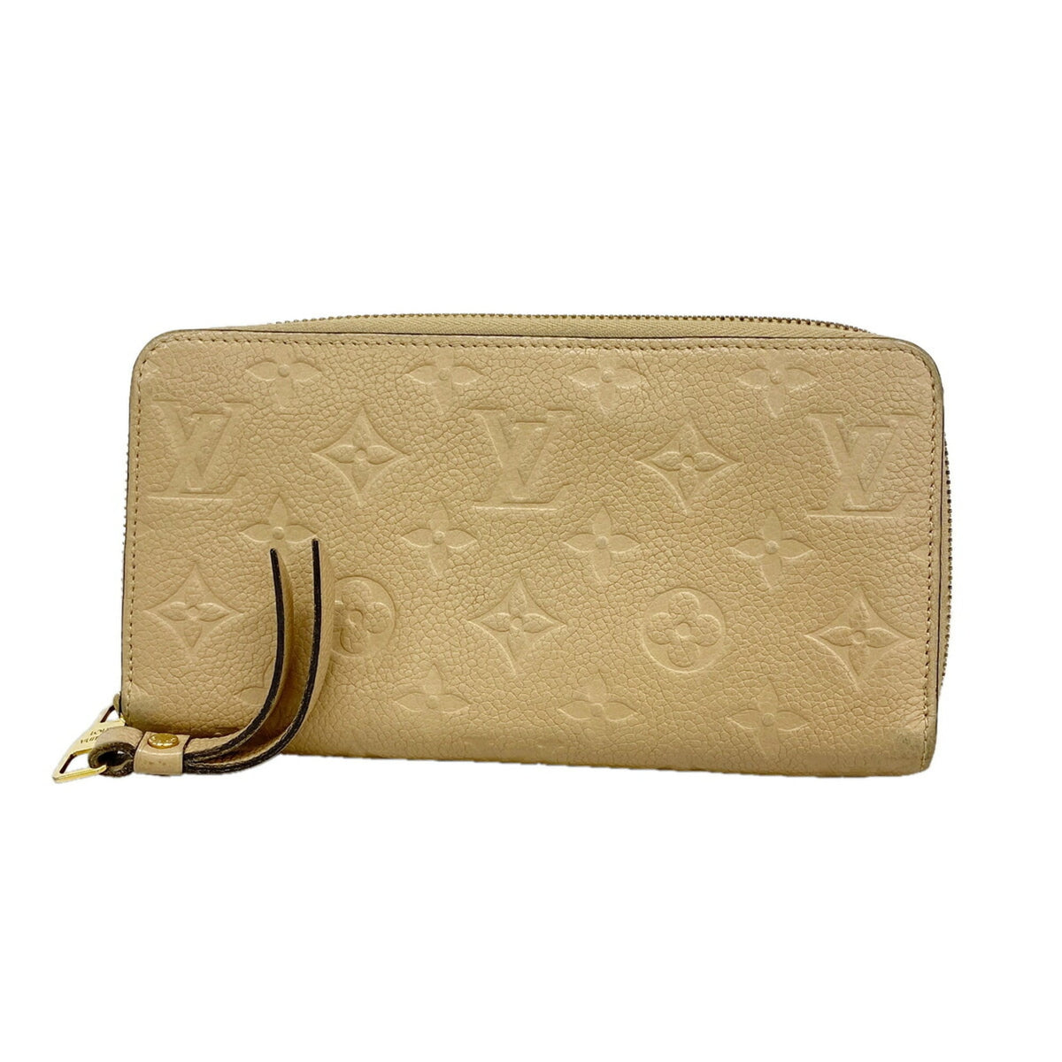 Louis Vuitton Beige Long Wallet (Bi-Fold) (Pre-Owned)