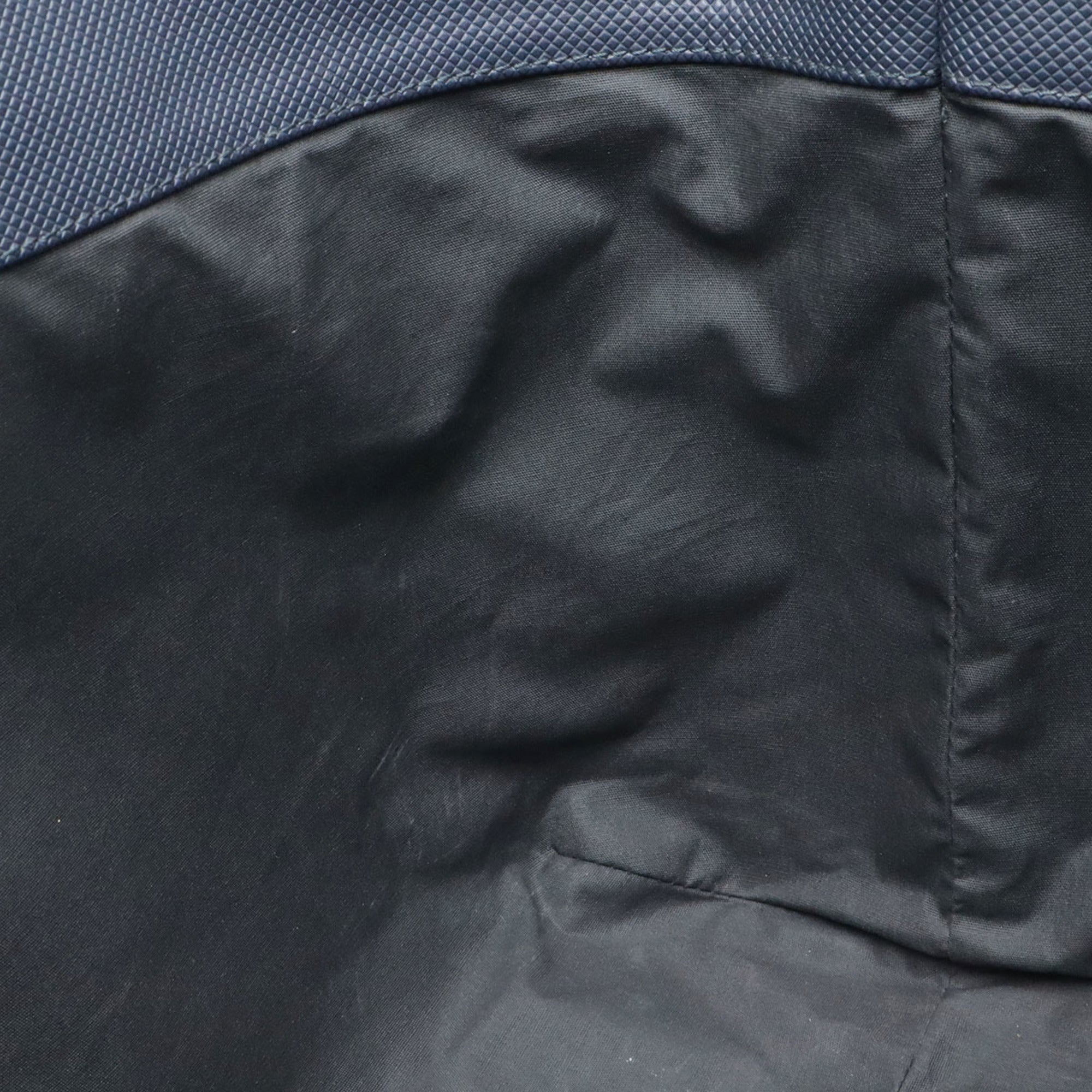 Bottega Veneta Black Navy Coated Canvas Leather Shoulder Bag Tote Bag (Pre-Owned)