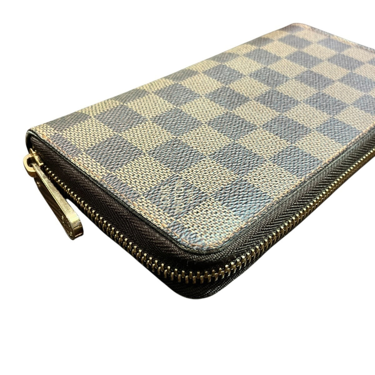 Louis Vuitton Brown Damier Canvas Long Wallet (Bi-Fold) (Pre-Owned)