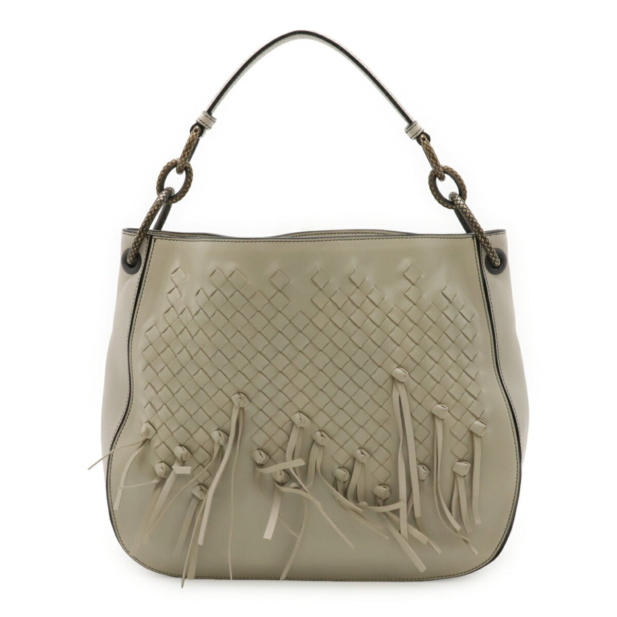 Bottega Veneta Intrecciato Leather Shoulder Bag (Pre-Owned)