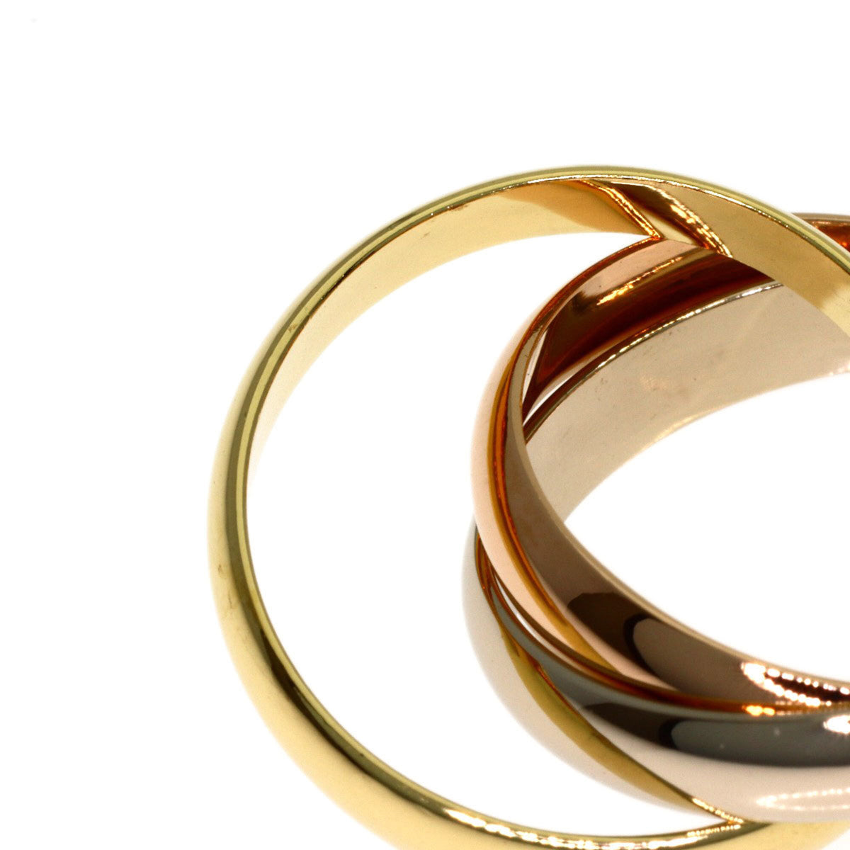 Cartier Trinity Yellow Gold (18K) Pink Gold (18K) White Gold (18K) Band Ring (Pre-Owned)