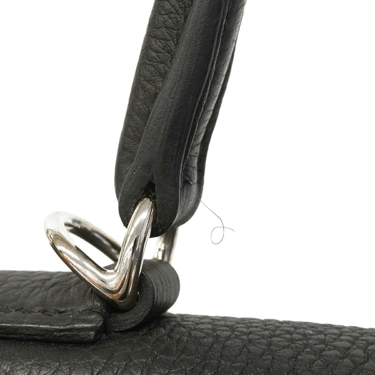 Hermes Black Togo Leather Handbag (Pre-Owned)