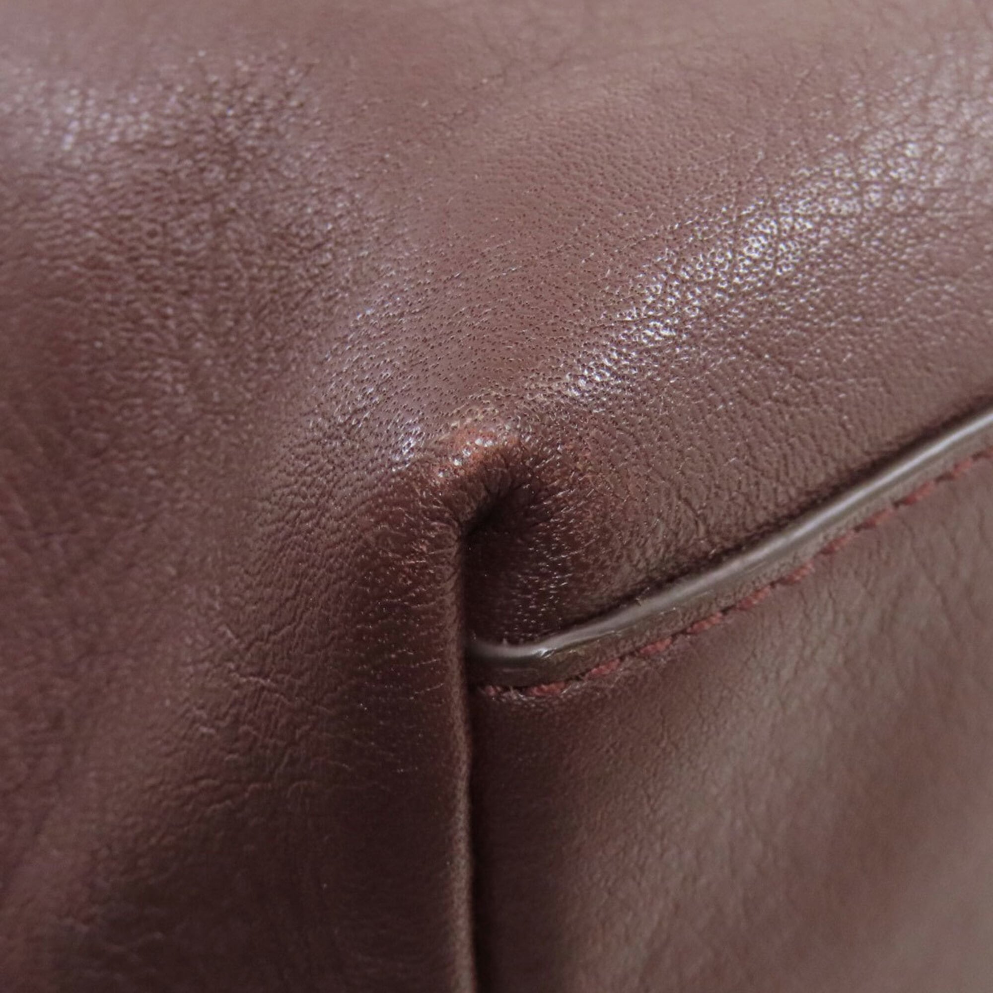 Coach Dark Brown Leather Shoulder Bag (Pre-Owned)