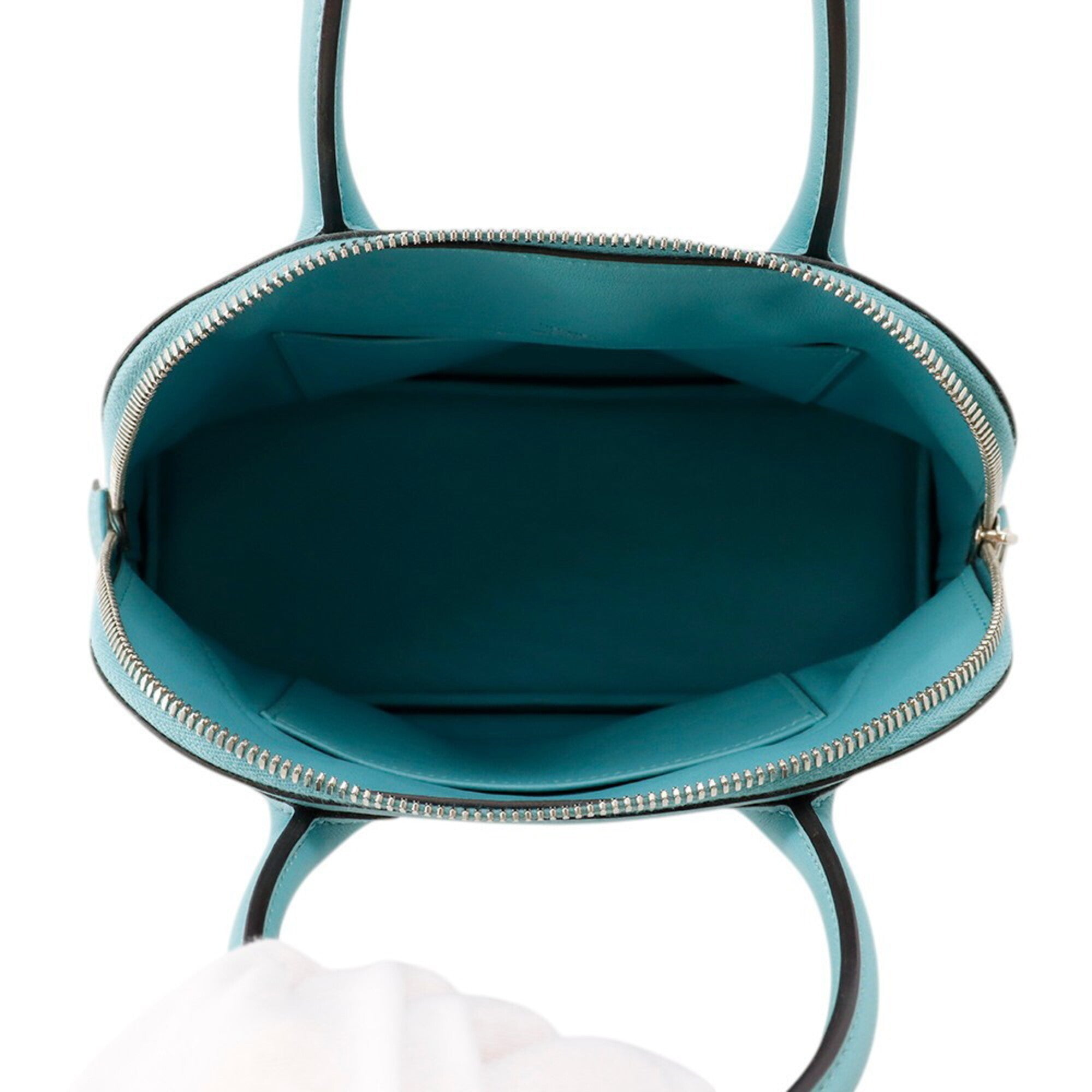 Hermes Blue Swift Leather Handbag (Pre-Owned)