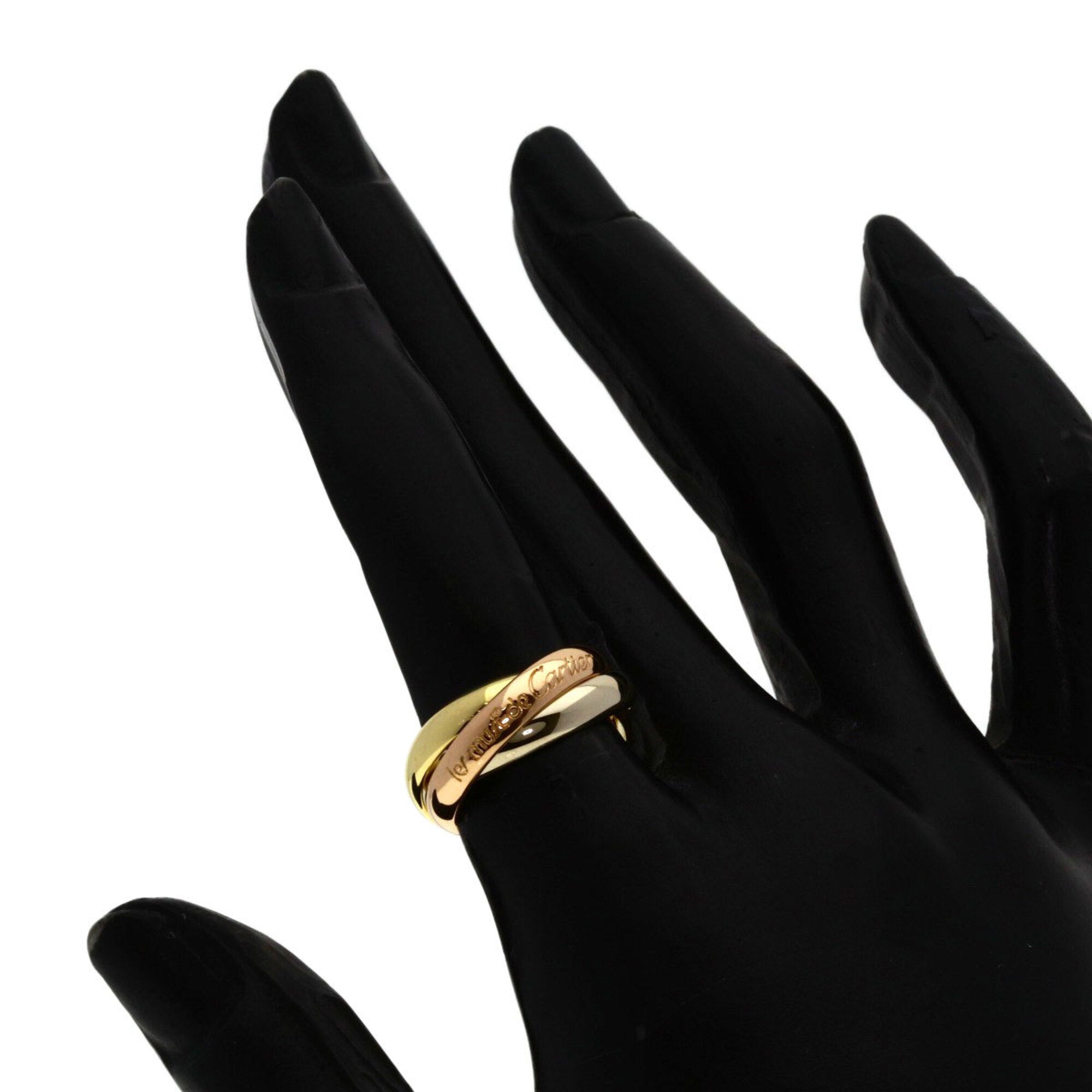 Cartier Trinity Yellow Gold (18K) Pink Gold (18K) White Gold (18K) Band Ring (Pre-Owned)