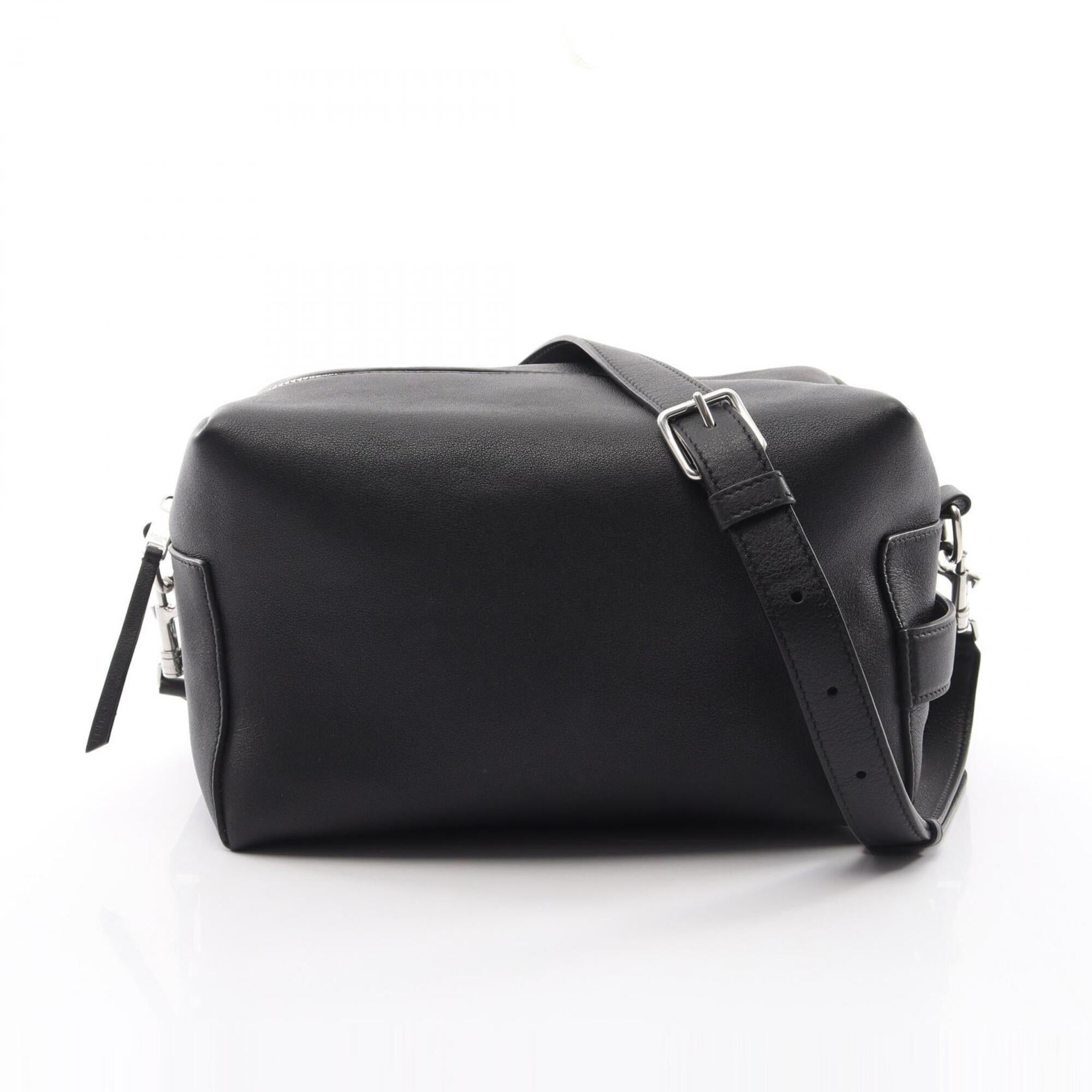 Celine Black Leather Handbag Shoulder Bag (Pre-Owned)